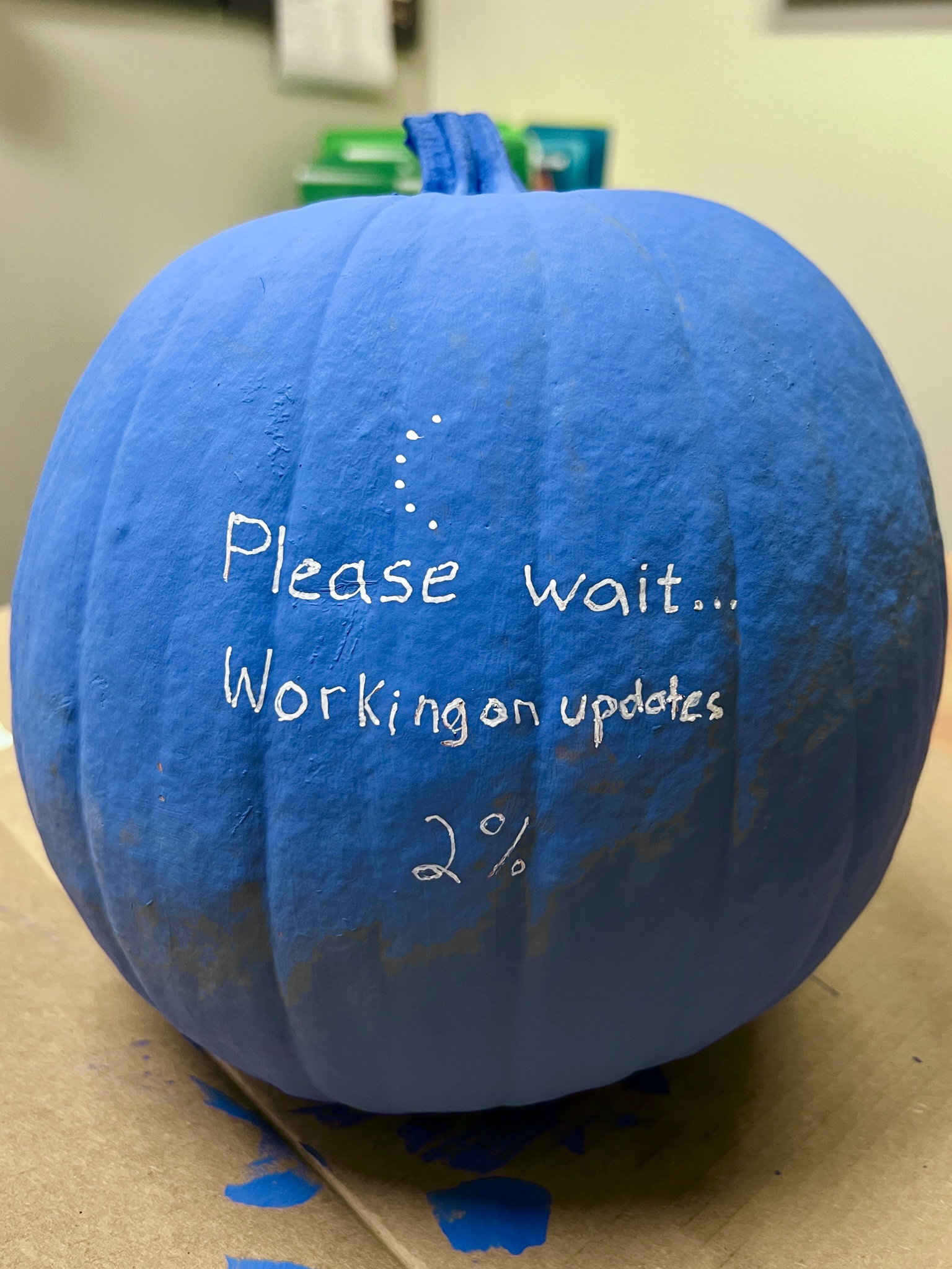 Check Out My Pumpkin This Year! A Last-Minute Carving for the Spooky Contest, Complete with Tech Props for Presentation Drama!