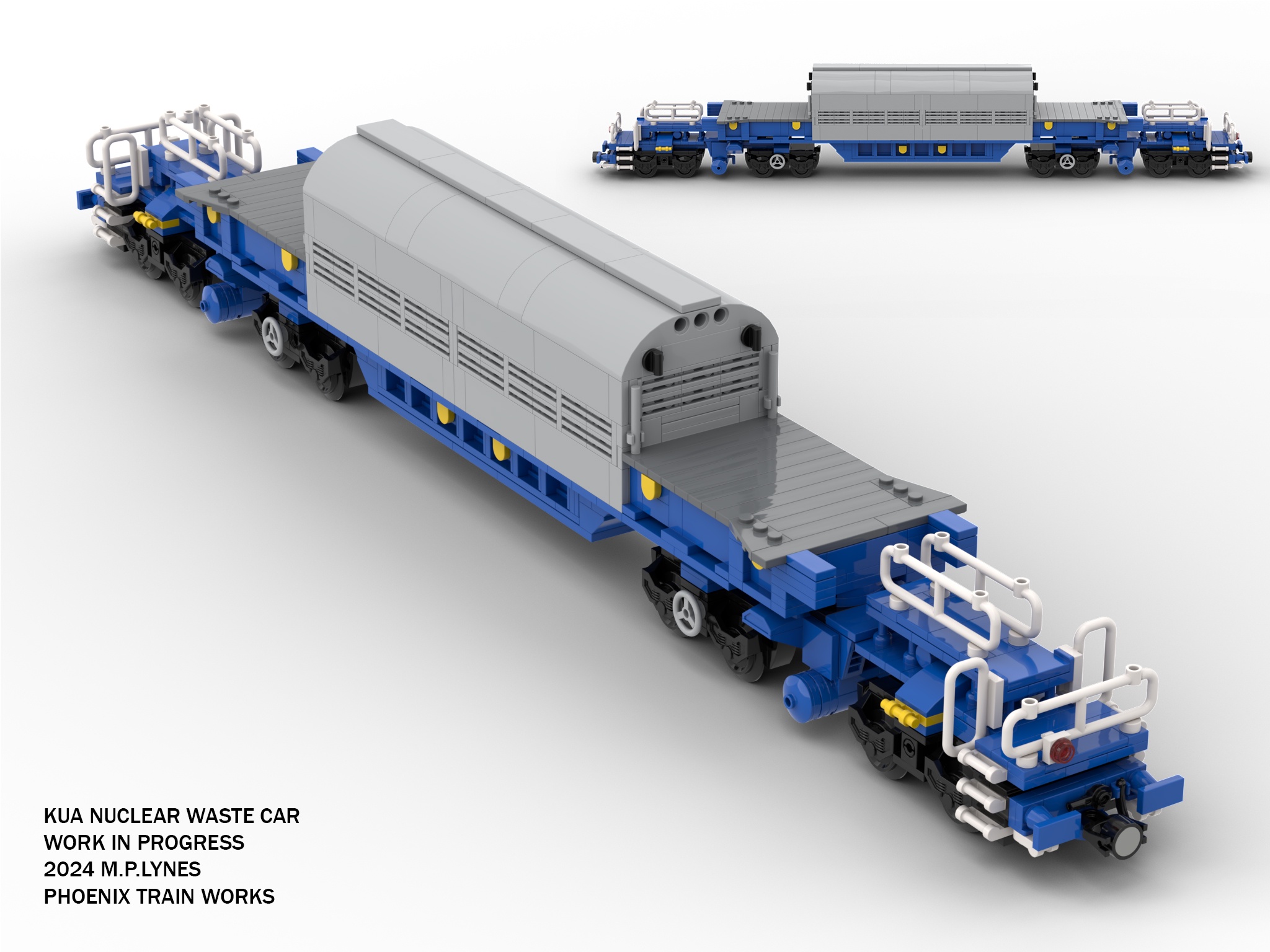 KUA Nuclear Waste Car Designed by Phoenix Train Works