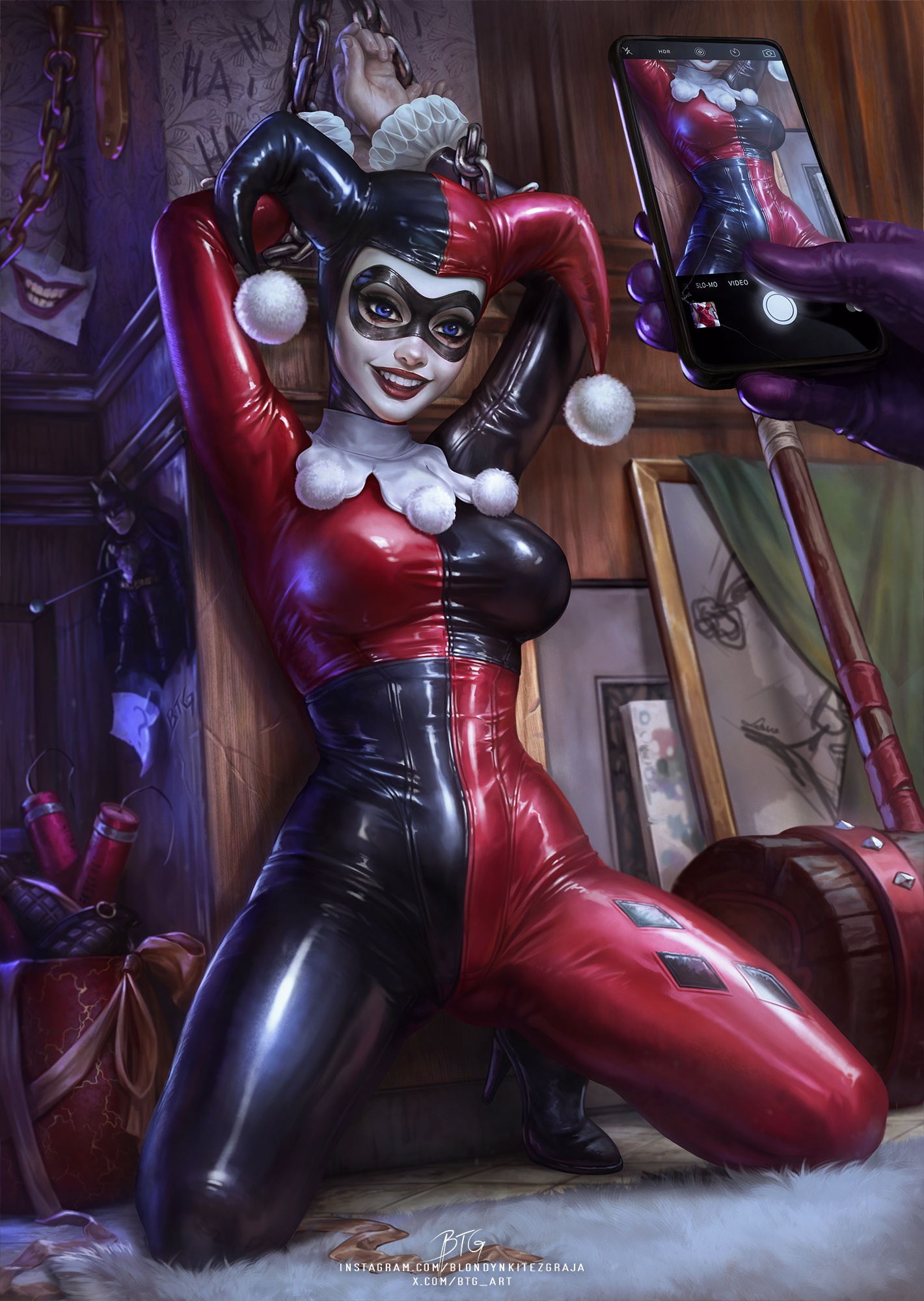 My Tribute to Classic Harley Quinn: Can You Find All the Easter Eggs?