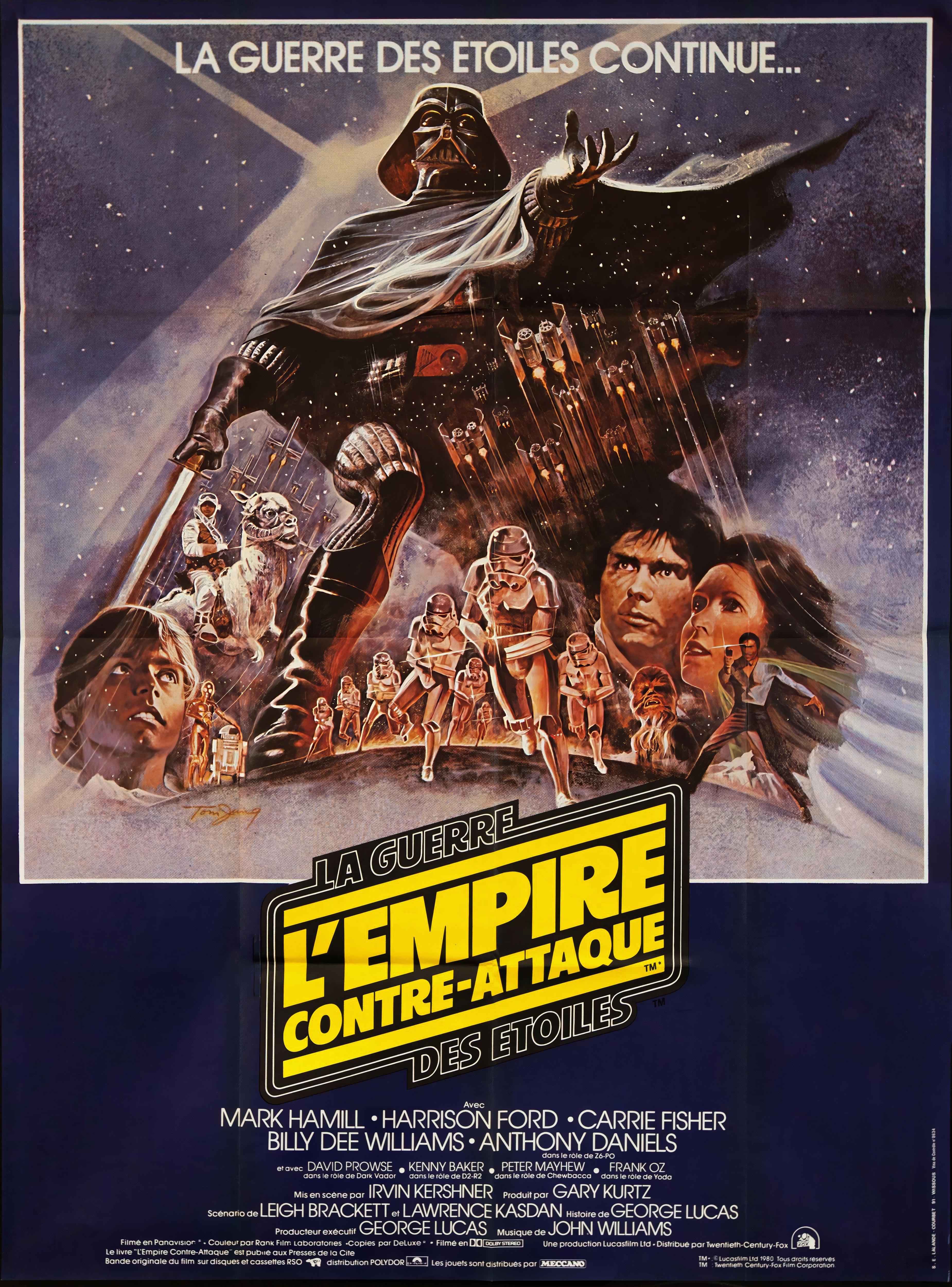 Throwback to the iconic French movie poster for The Empire Strikes Back (1980)