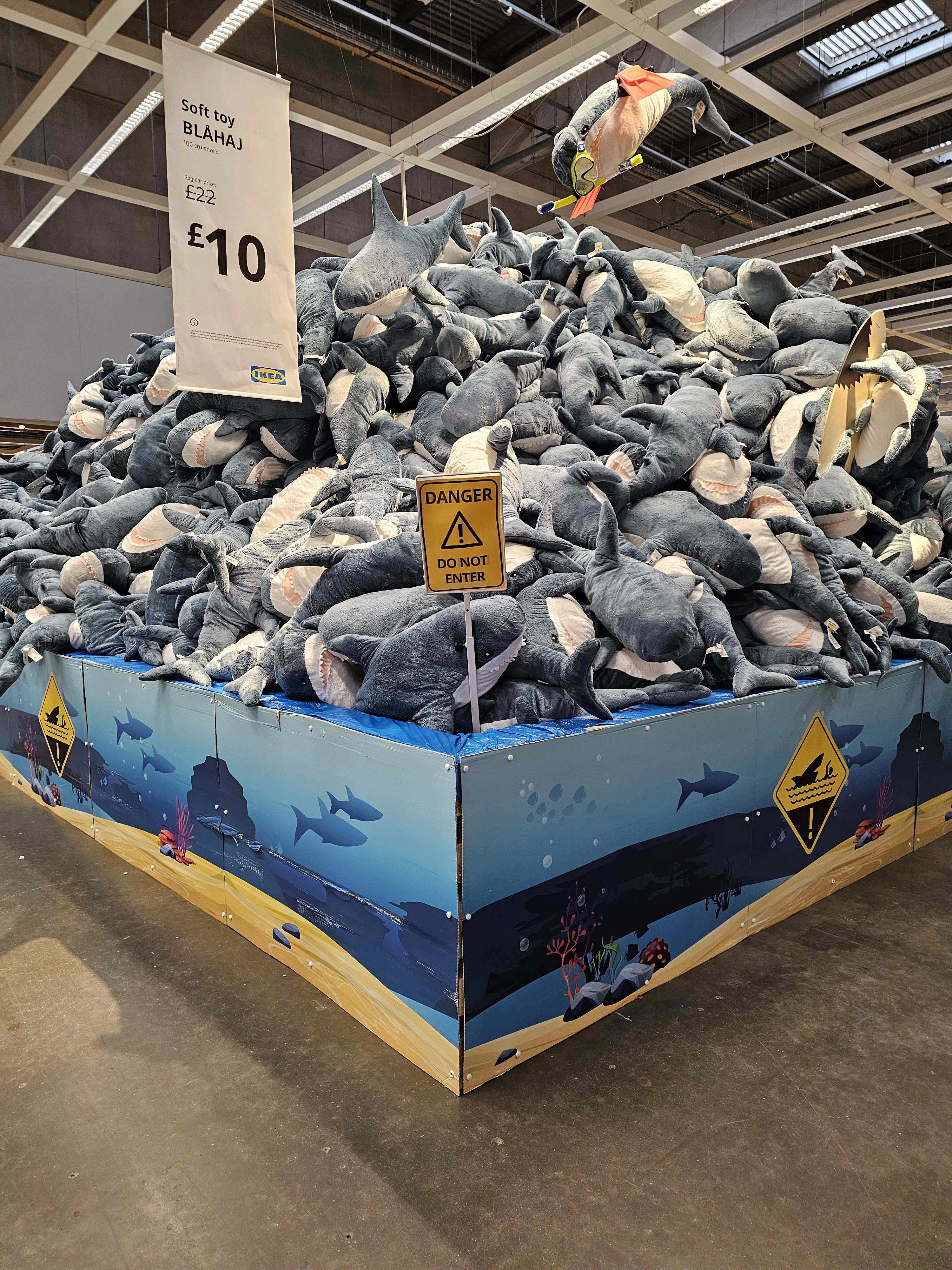 A warehouse in Sweden infested with sharks - what could go wrong?