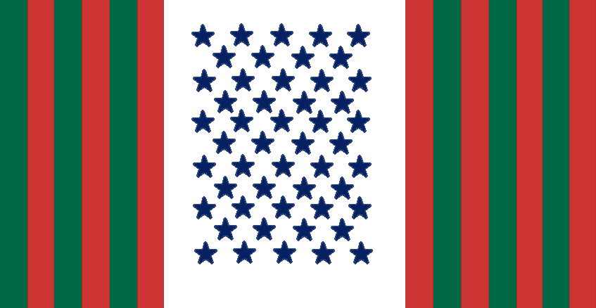 The Vibrant Colors of the North Mexican Flag