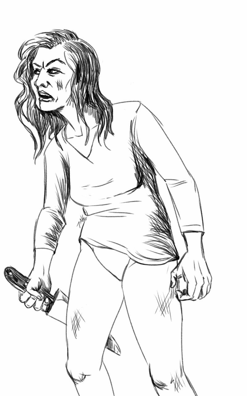 Daily Sketch: Celebrating the Final Girl Archetype
