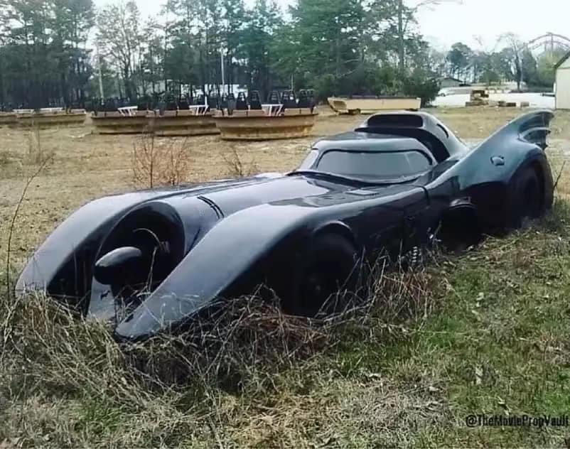 Oh no, poor Batmobile...