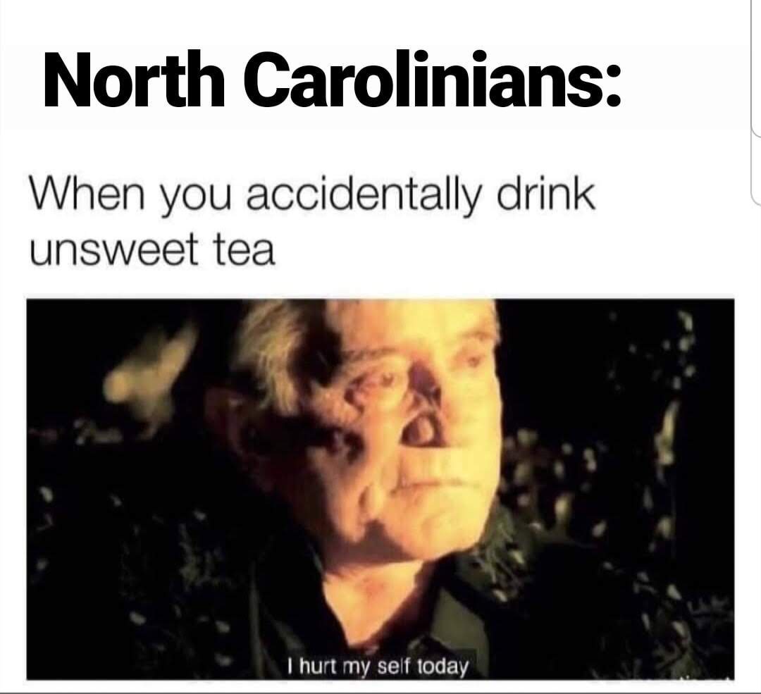 Drinking unsweetened iced tea? That's just wrong!