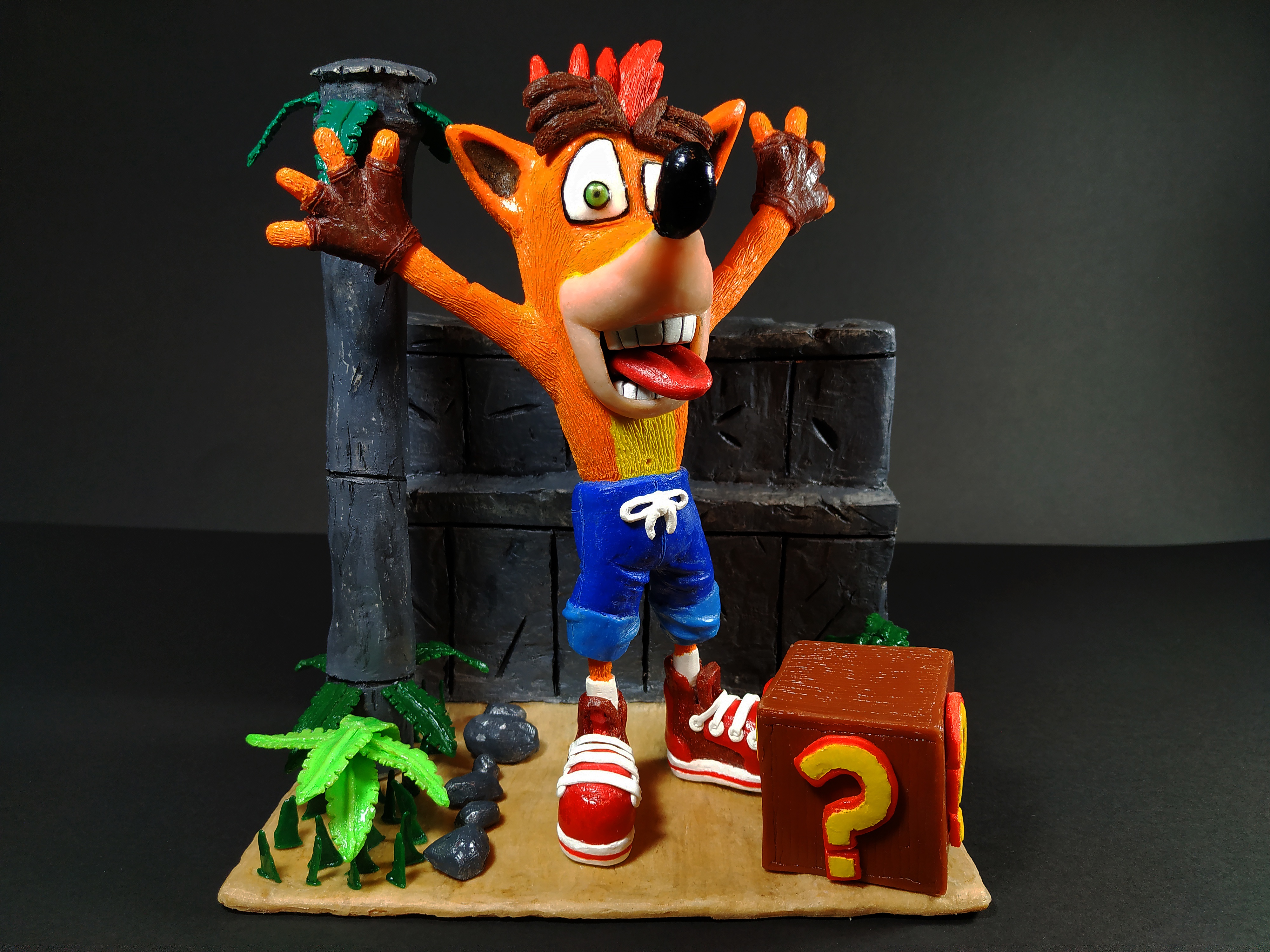Incredible Crash Bandicoot creation using a 3D pen