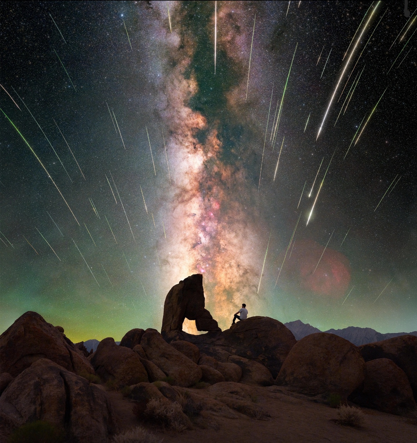 Stunning Perseid Meteor Shower Captured Over Three Days