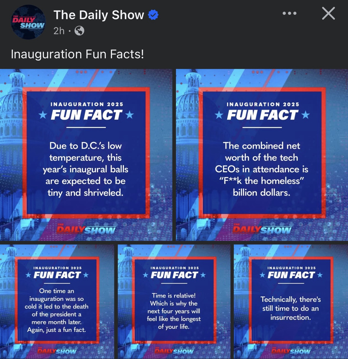 Fun Facts to Brighten Your Day from The Daily Show