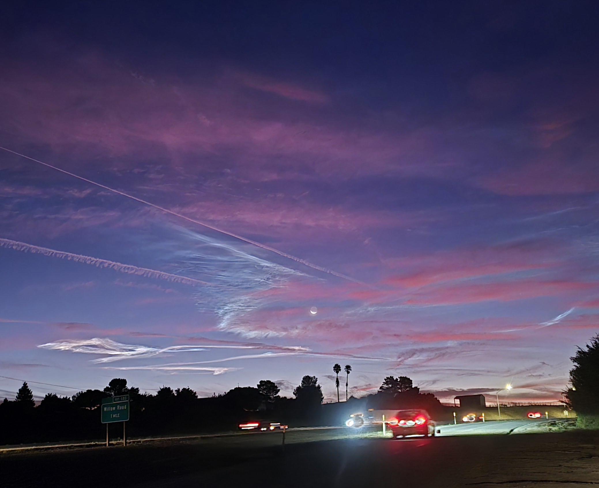 Stunning Noctilucent Clouds Captured During SpaceX Launch on 10/30/24