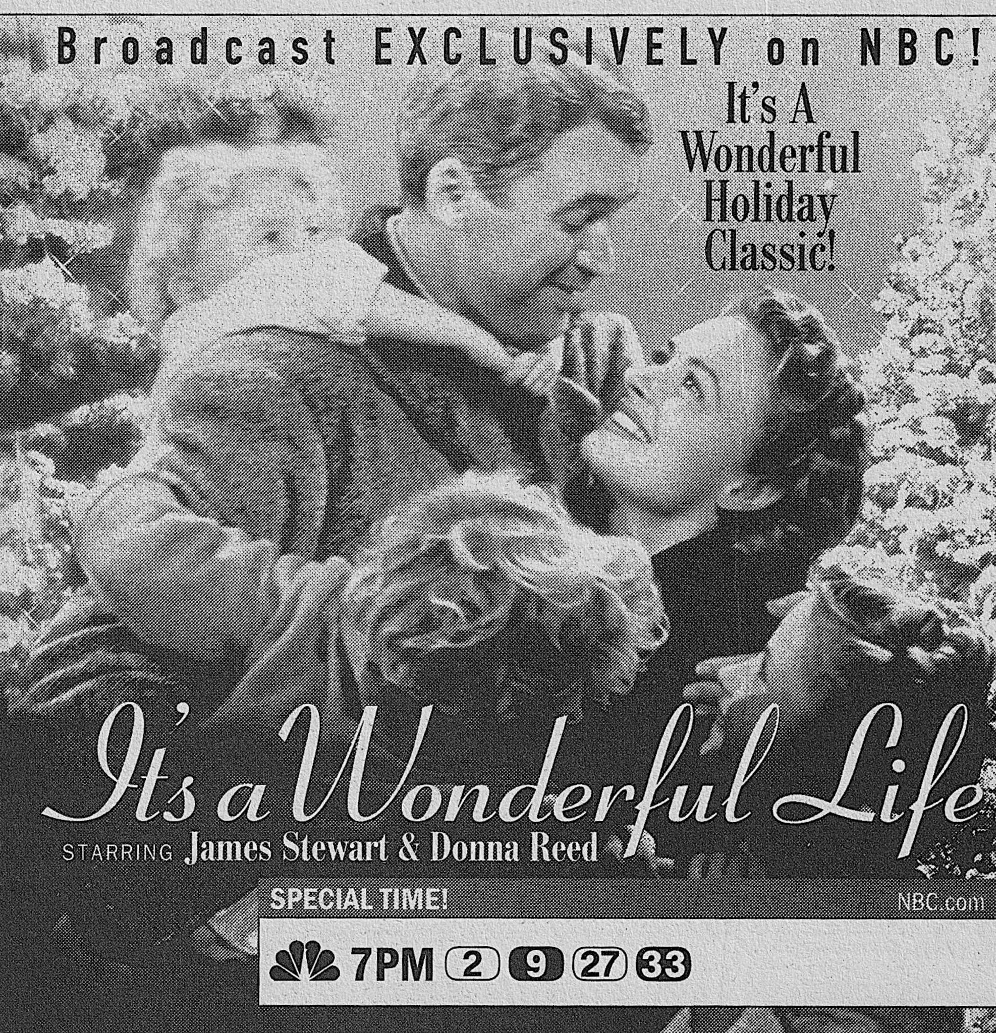 The Start of a Holiday Tradition: NBC's Annual Broadcast of 'It's A Wonderful Life'
