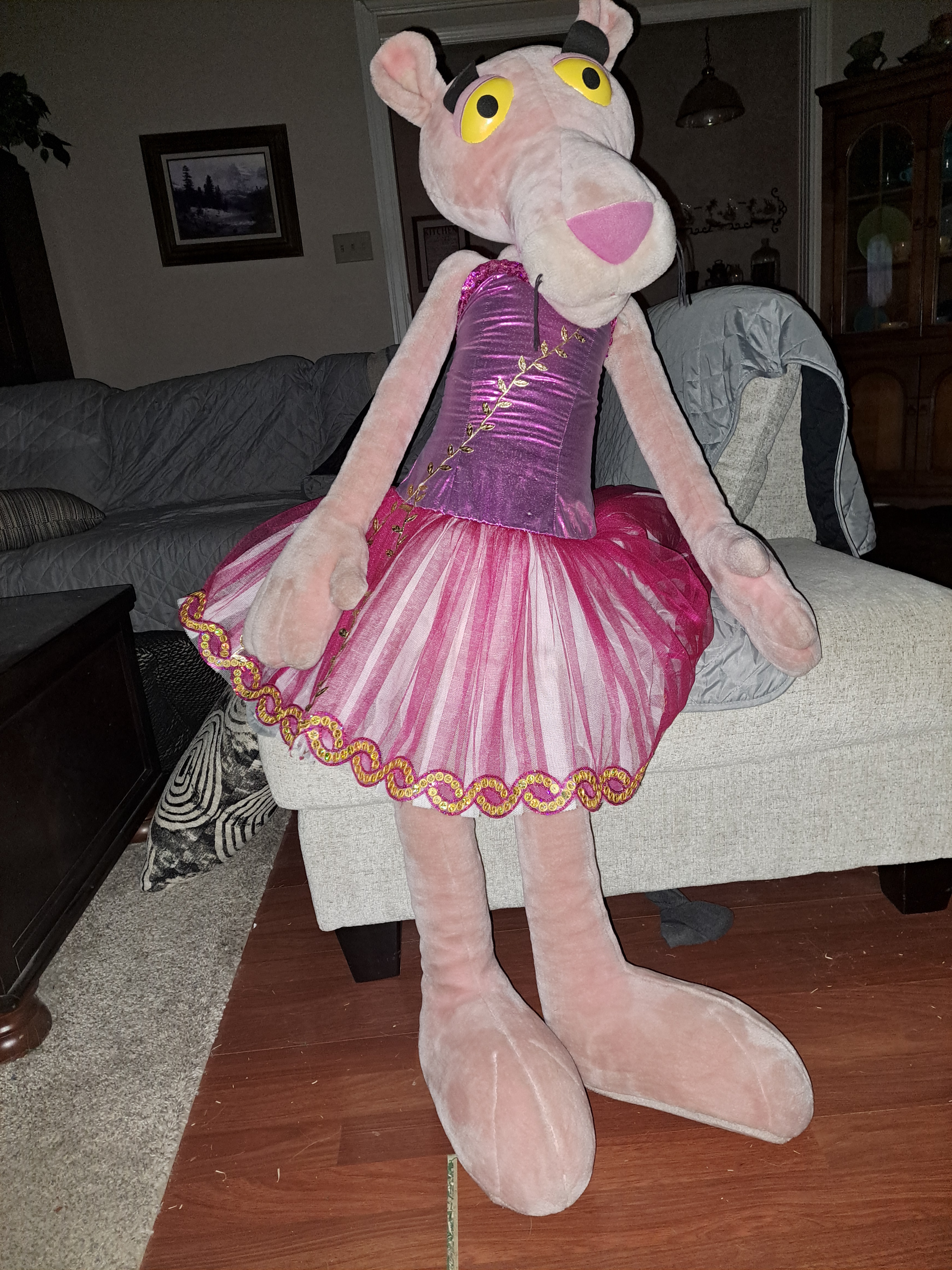 My wife's adorable Pink Panther obsession