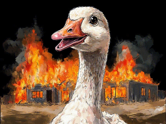 The Unruly Goose Strikes Again!