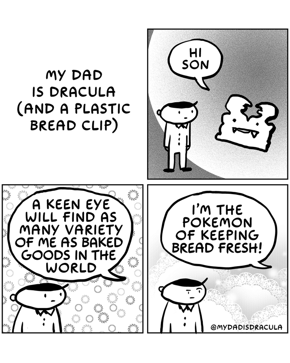 Meet My Dad: The Real-Life Dracula with a Plastic Bread Clip Twist