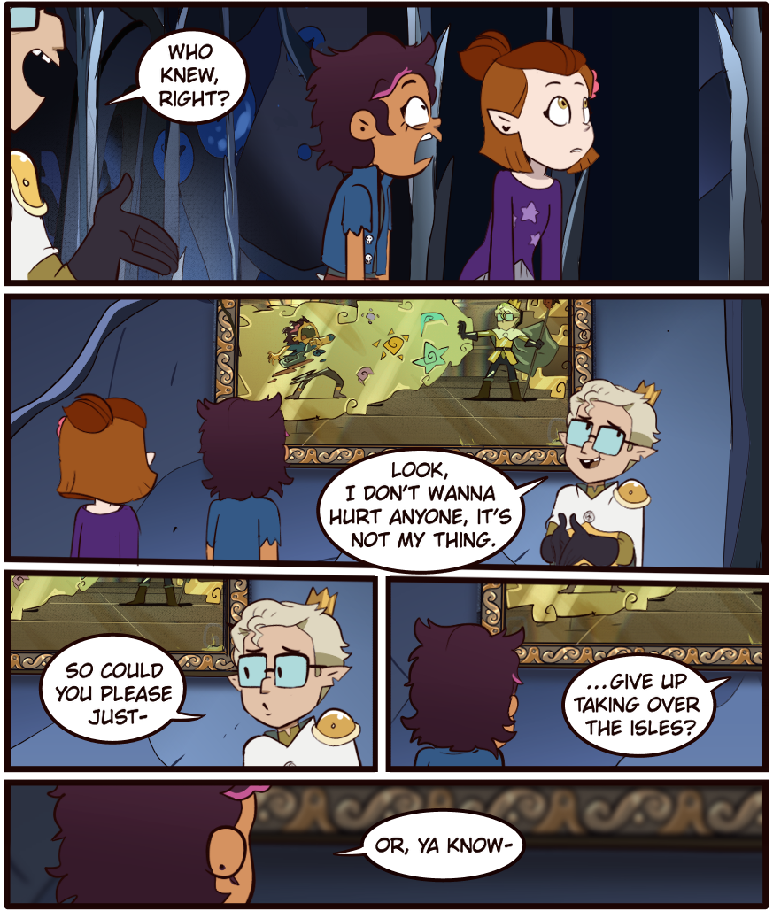 Evil Luz has taken a detour on her path.