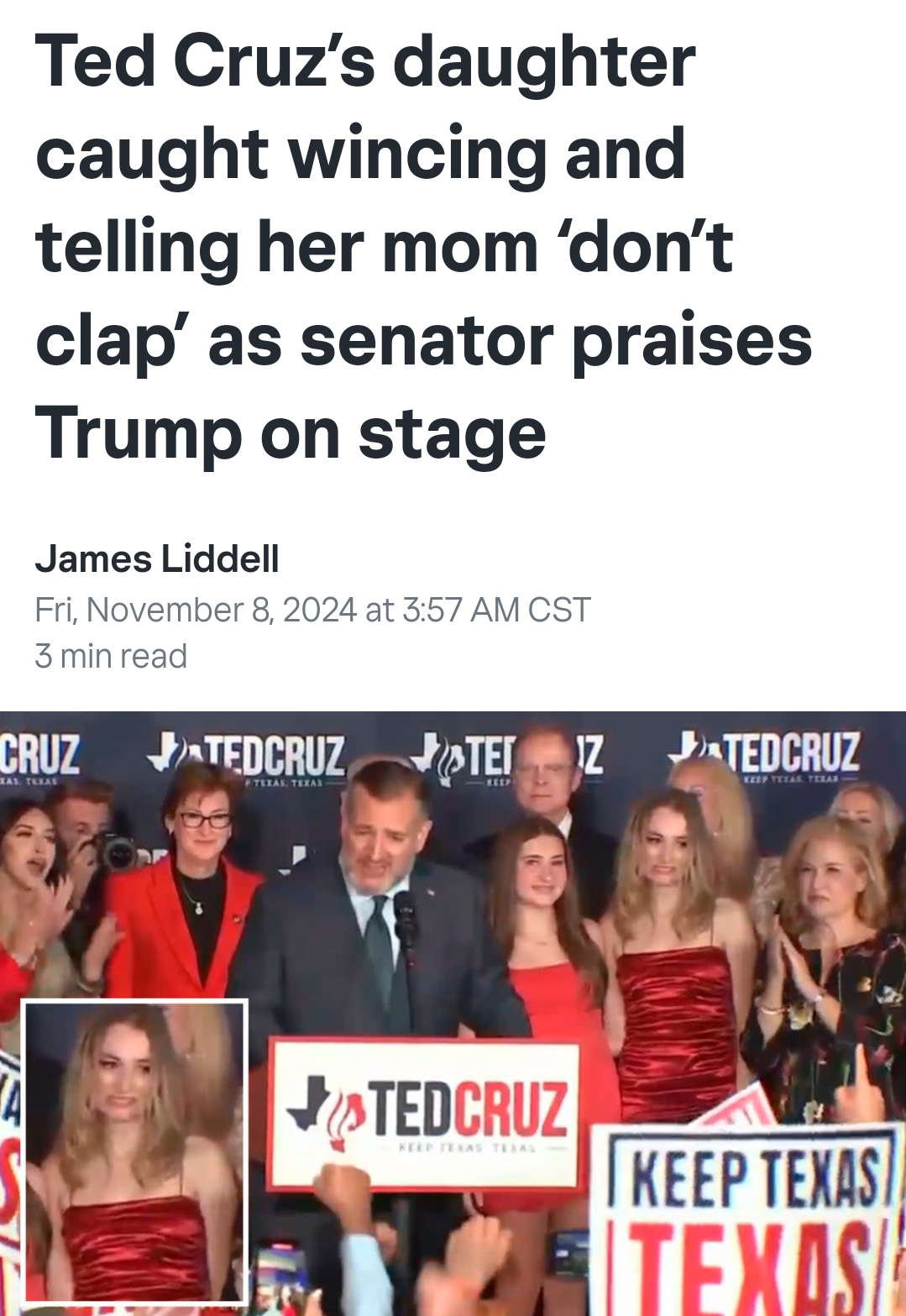 We all cringed right along with you, sweetheart