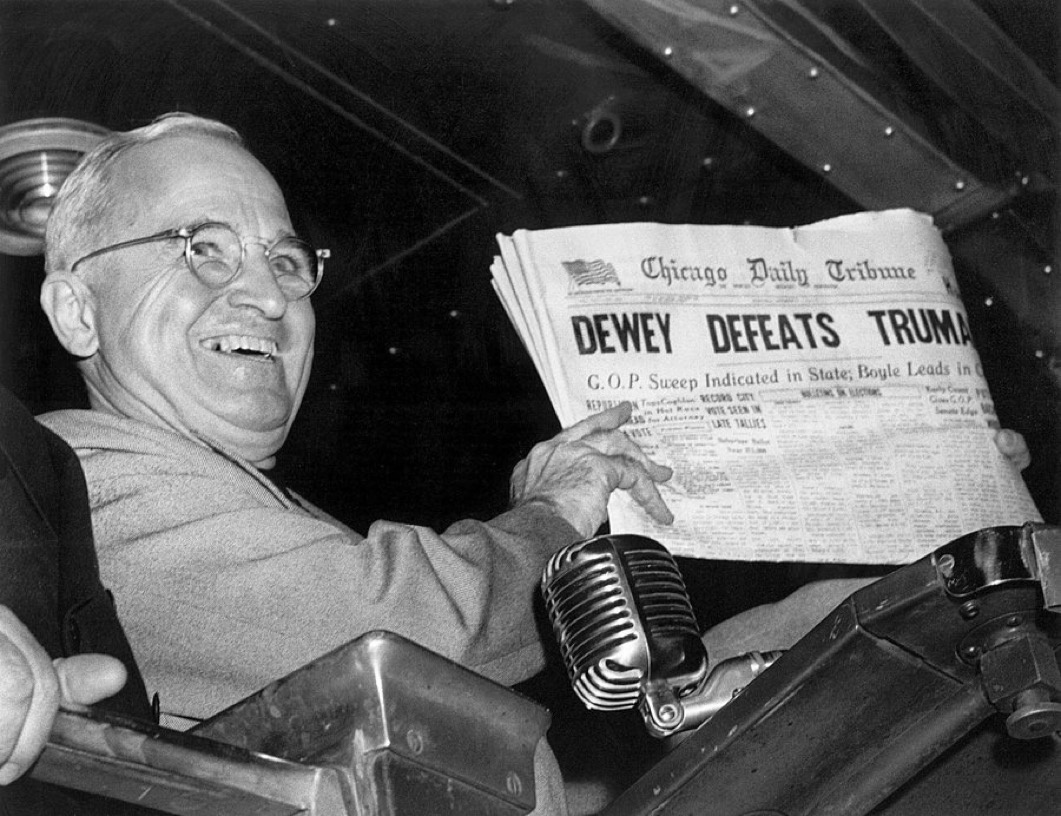 On this day in 1948, Truman secured his presidency by defeating Dewey!