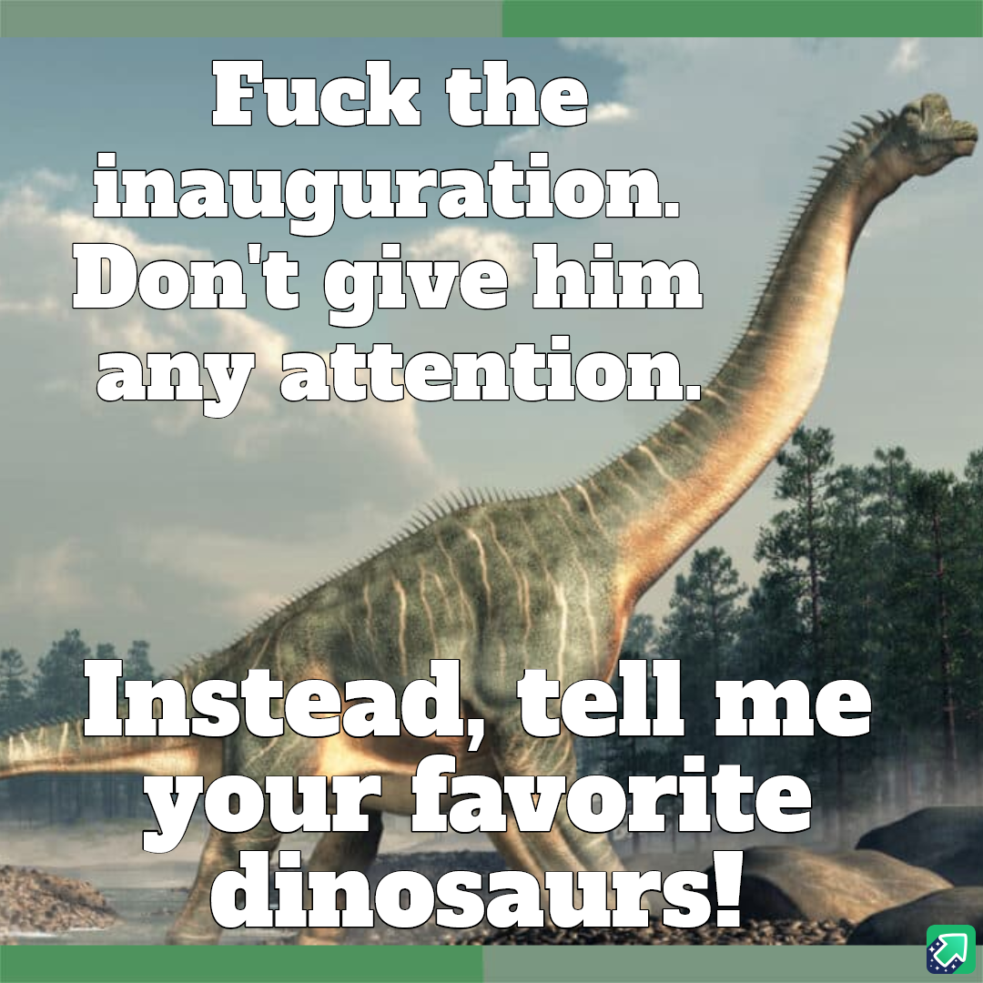 Can We Shift the Conversation to Dinosaurs Instead of Current Events?