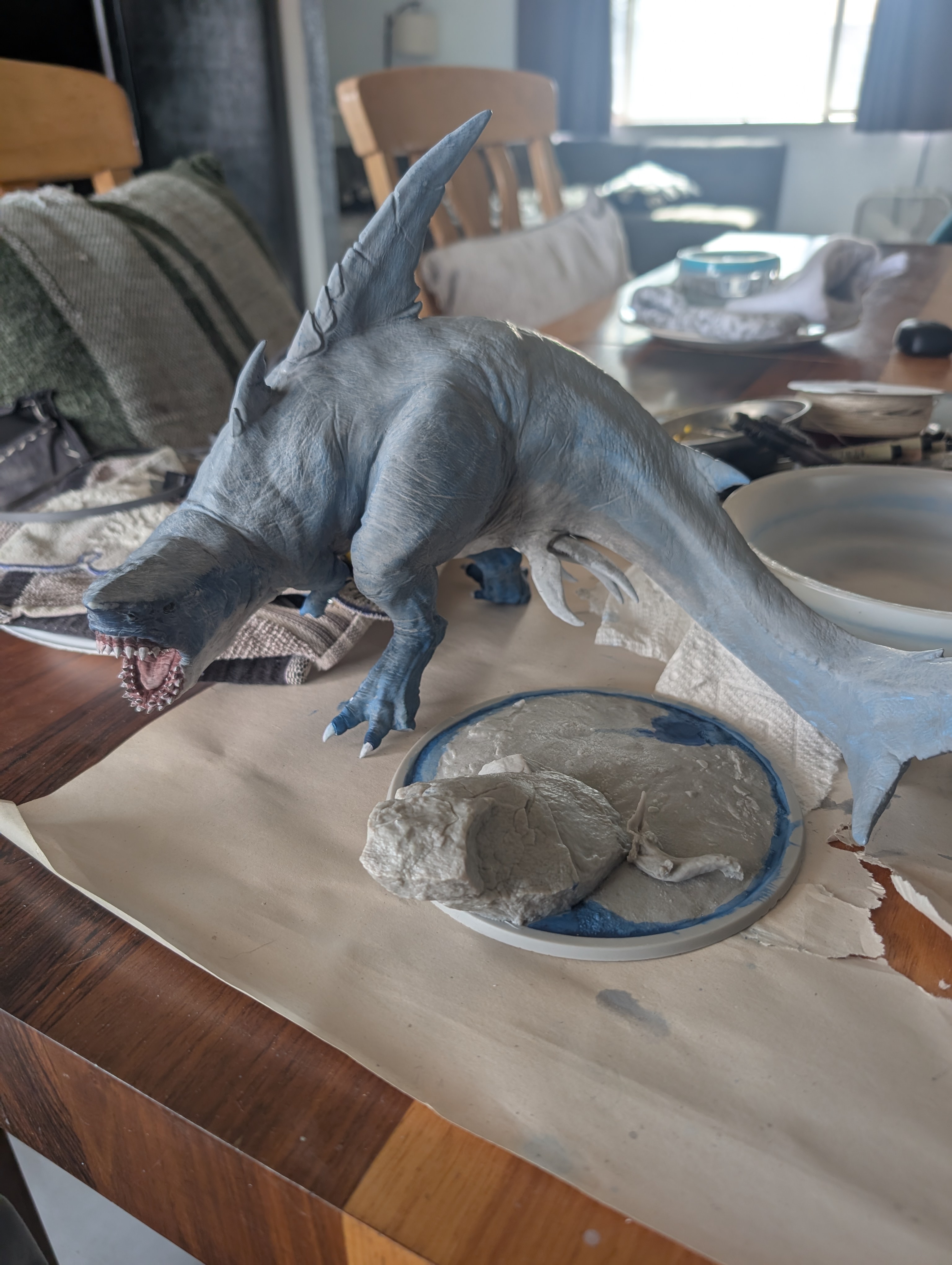 Almost Finished with My Sharkasaurus Rex - Just a Few Final Touches!