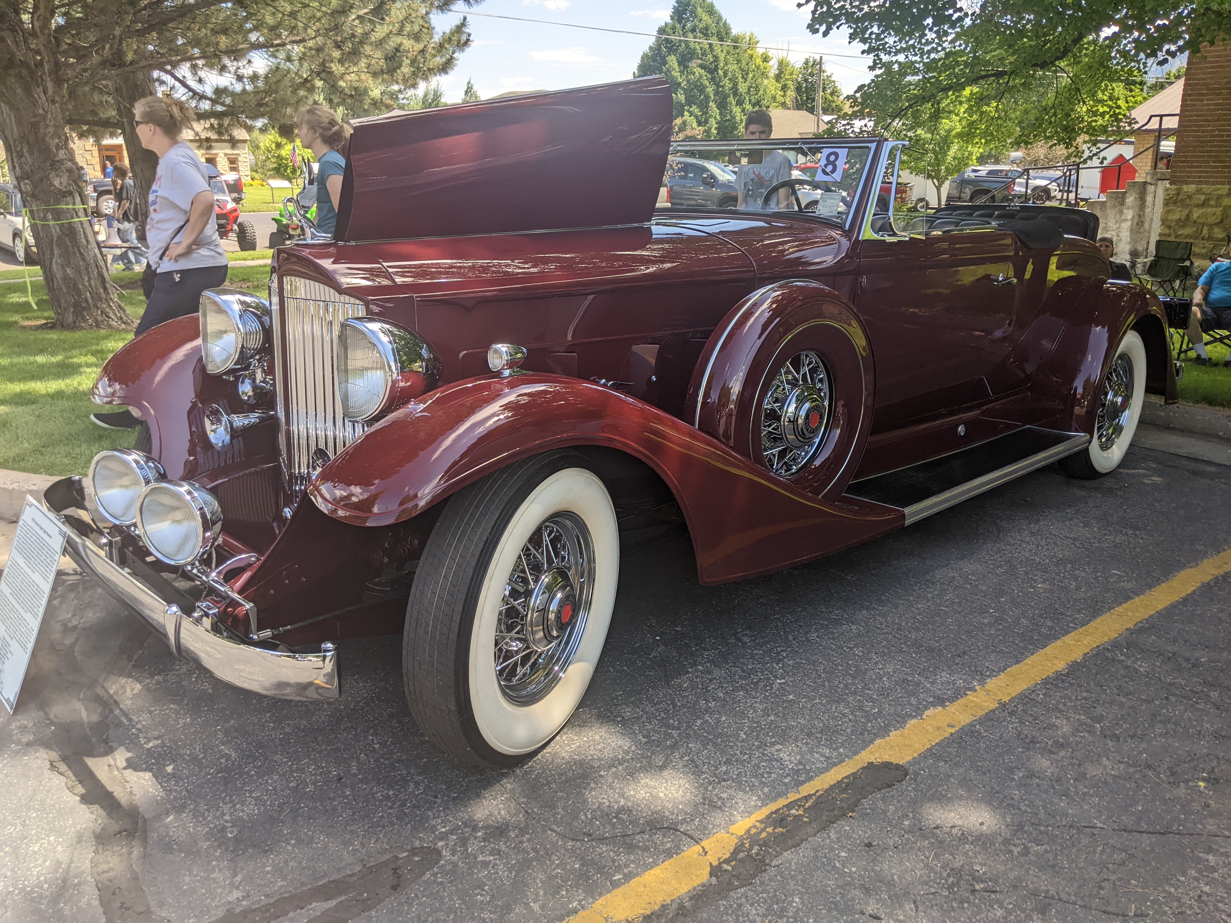 The Classic Elegance of the 1933 Packard Super 8 Roadster