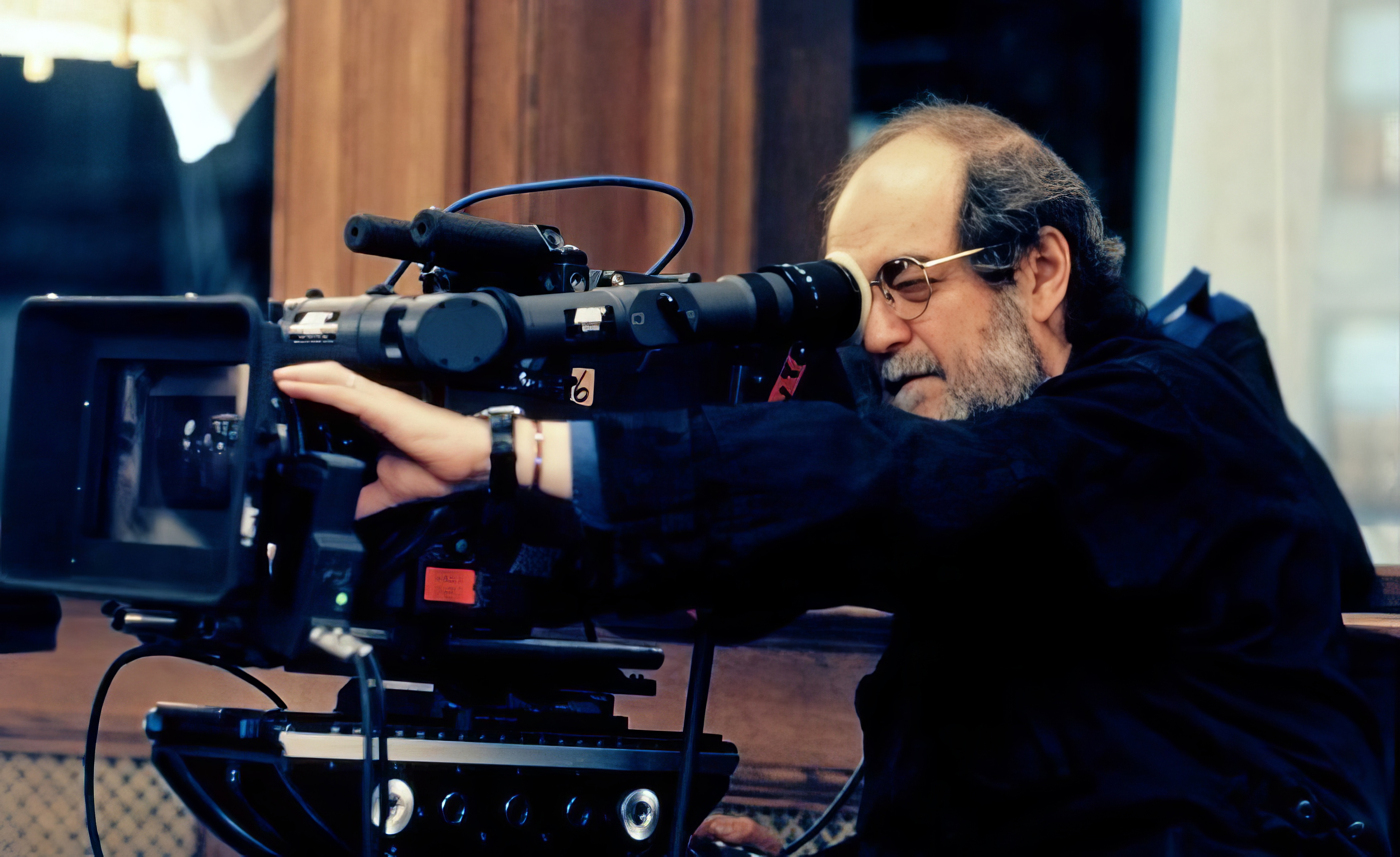 Stanley Kubrick Captured in Action on Eyes Wide Shut