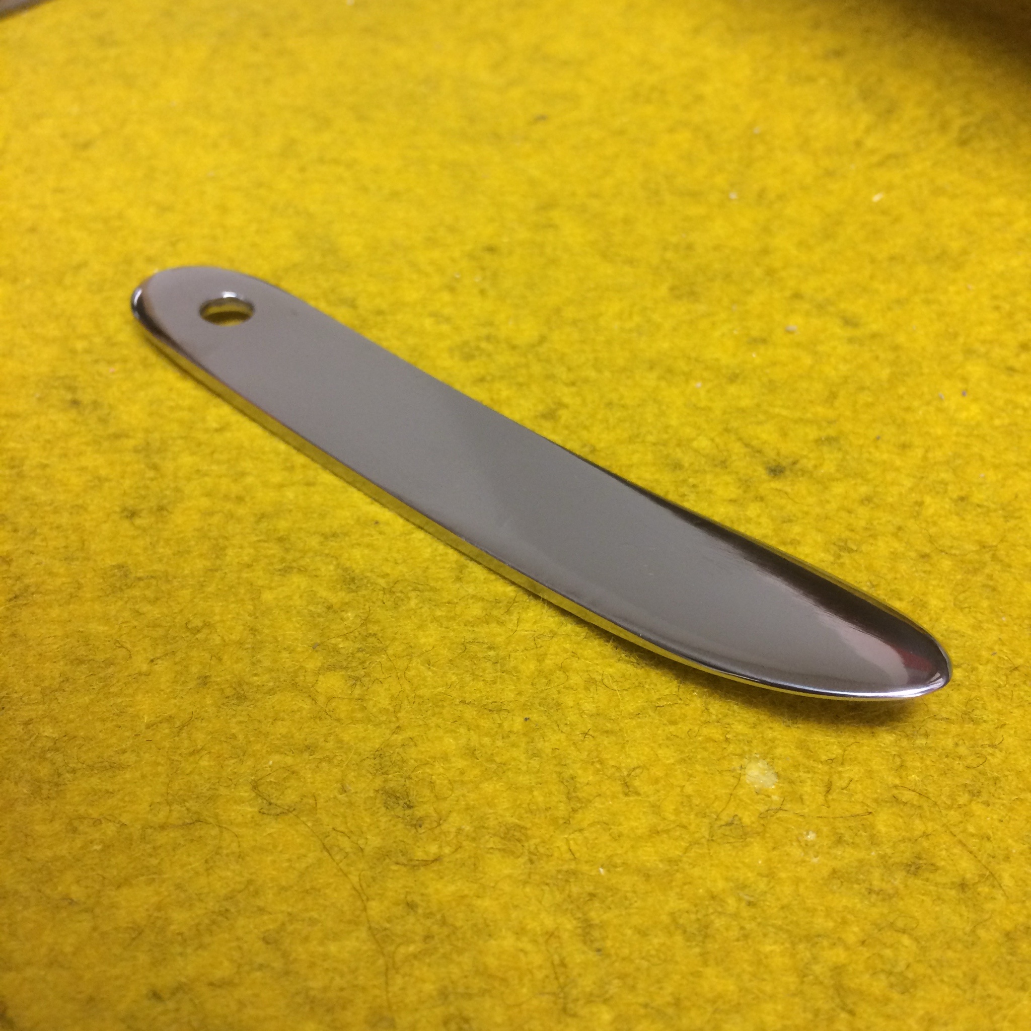 Check out my steel thumbnail, perfect for folding creases and applying adhesive tape!