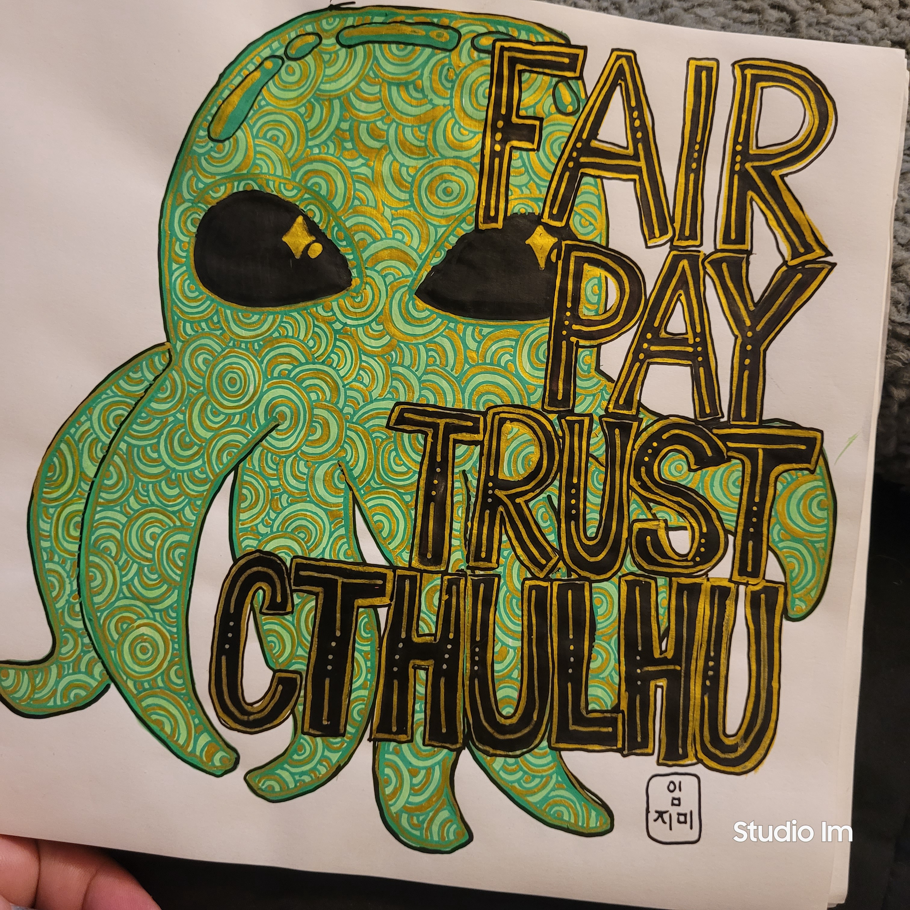 Anyone interested in my Cthulhu work in progress?