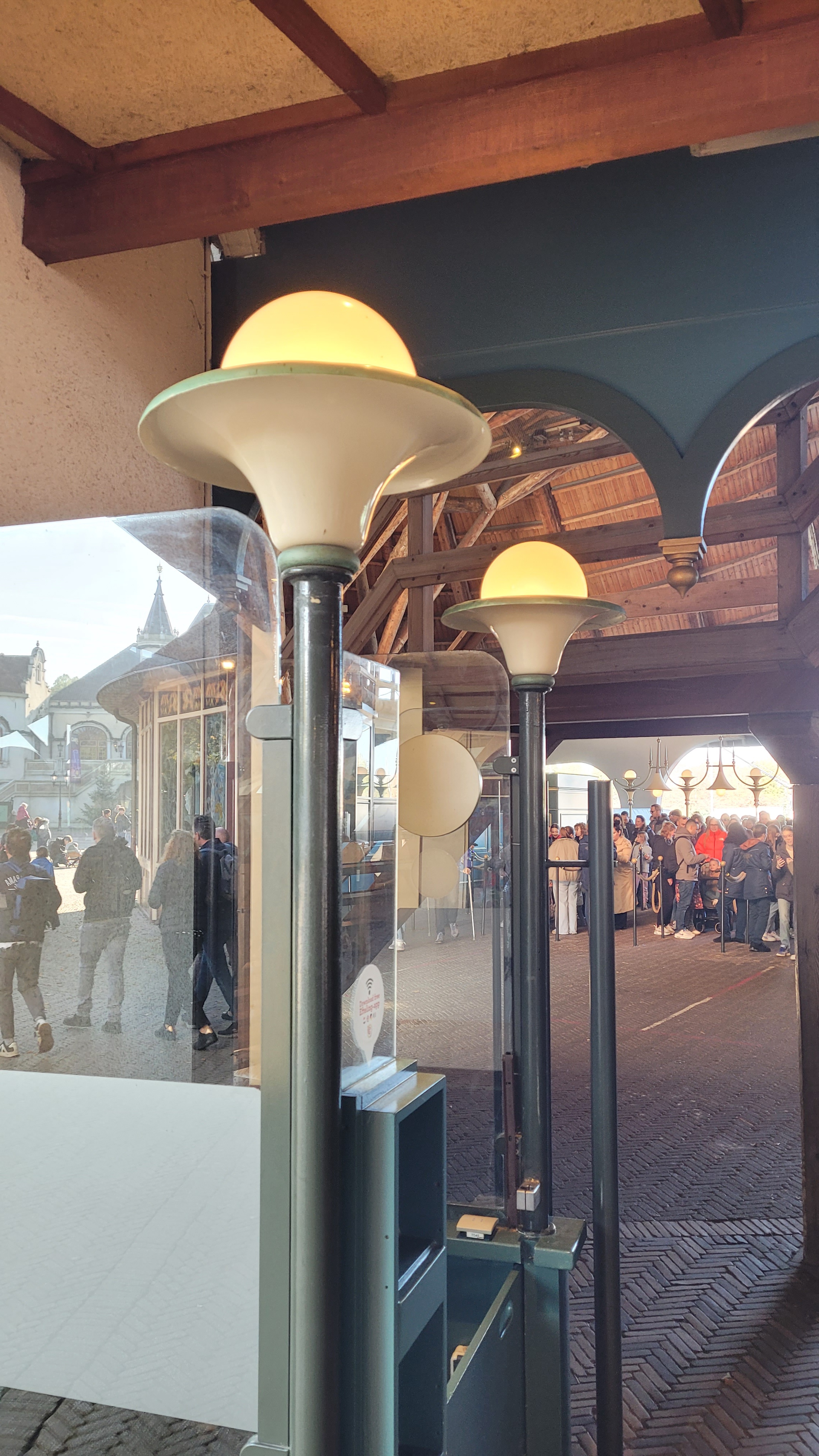 Check out this amazing display of nerdy creativity with all the unique lanterns and lights in the Fantasy Realm at Efteling.