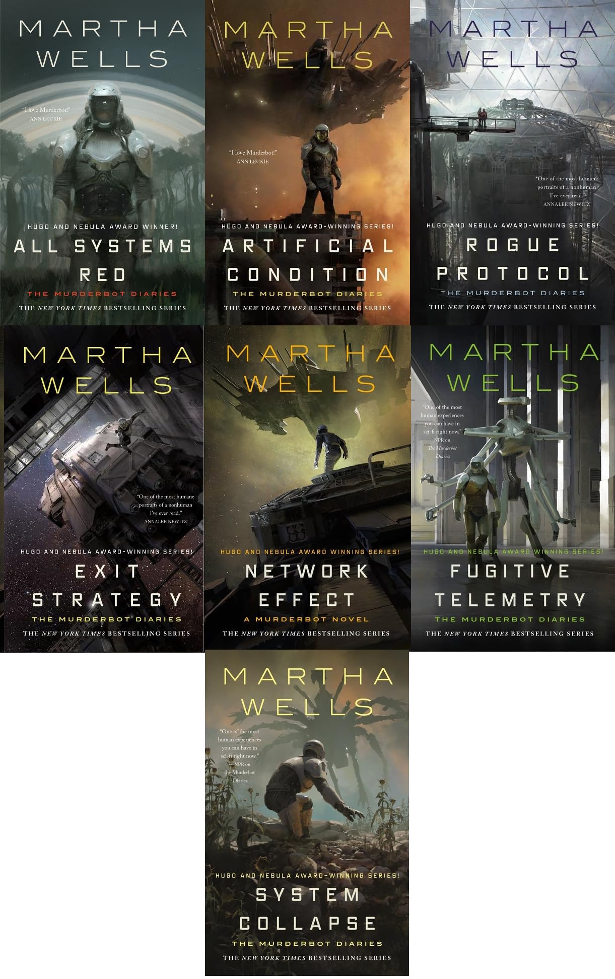 The Murderbot Diaries: the best read I’ve had in 2024.