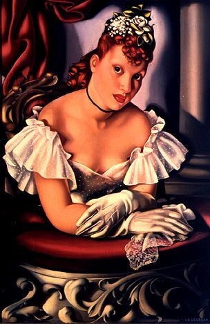 A Glimpse into Elegance: Tamara de Lempicka's Opera Scene (1941)