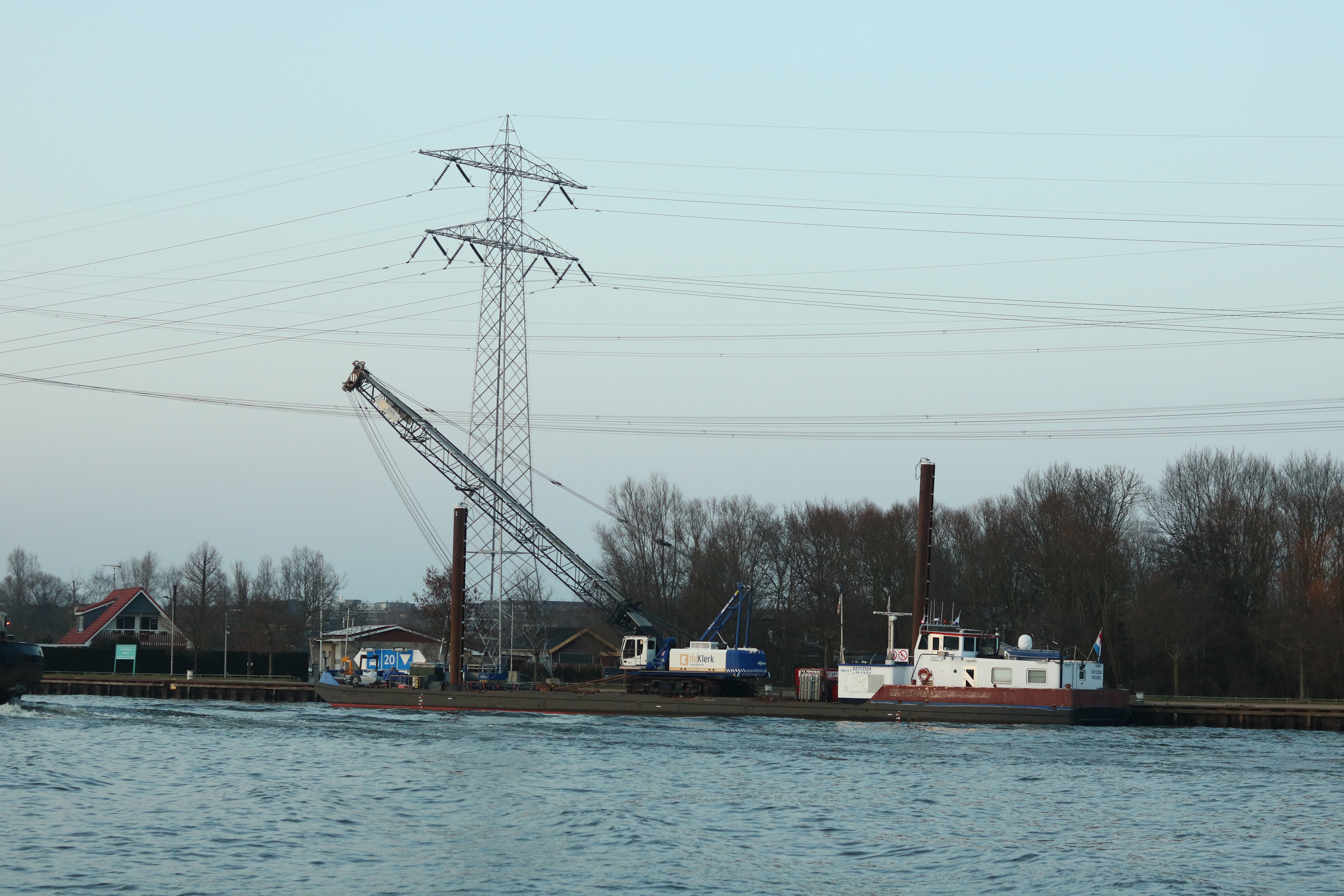 High voltage cable break in Diemen