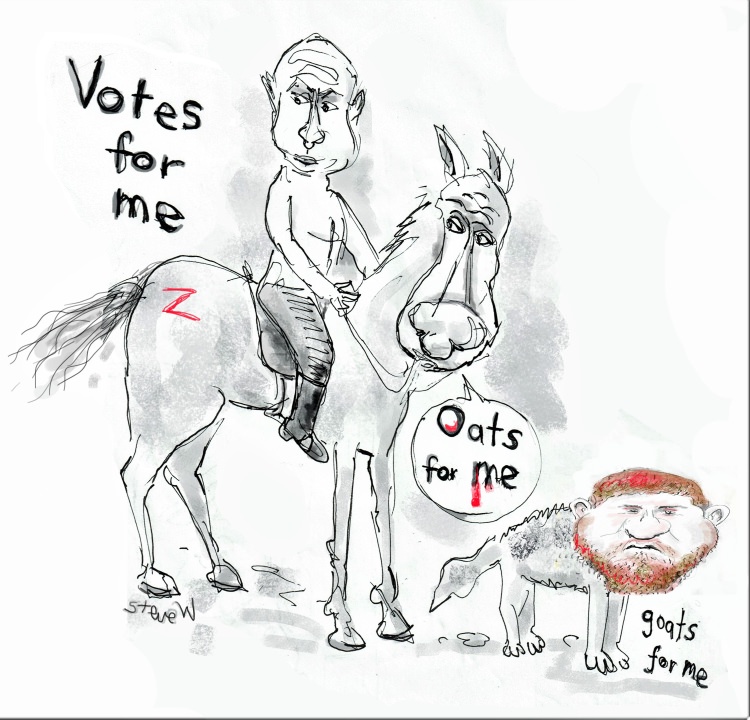 A Caricature of Putin: A Humorous Take