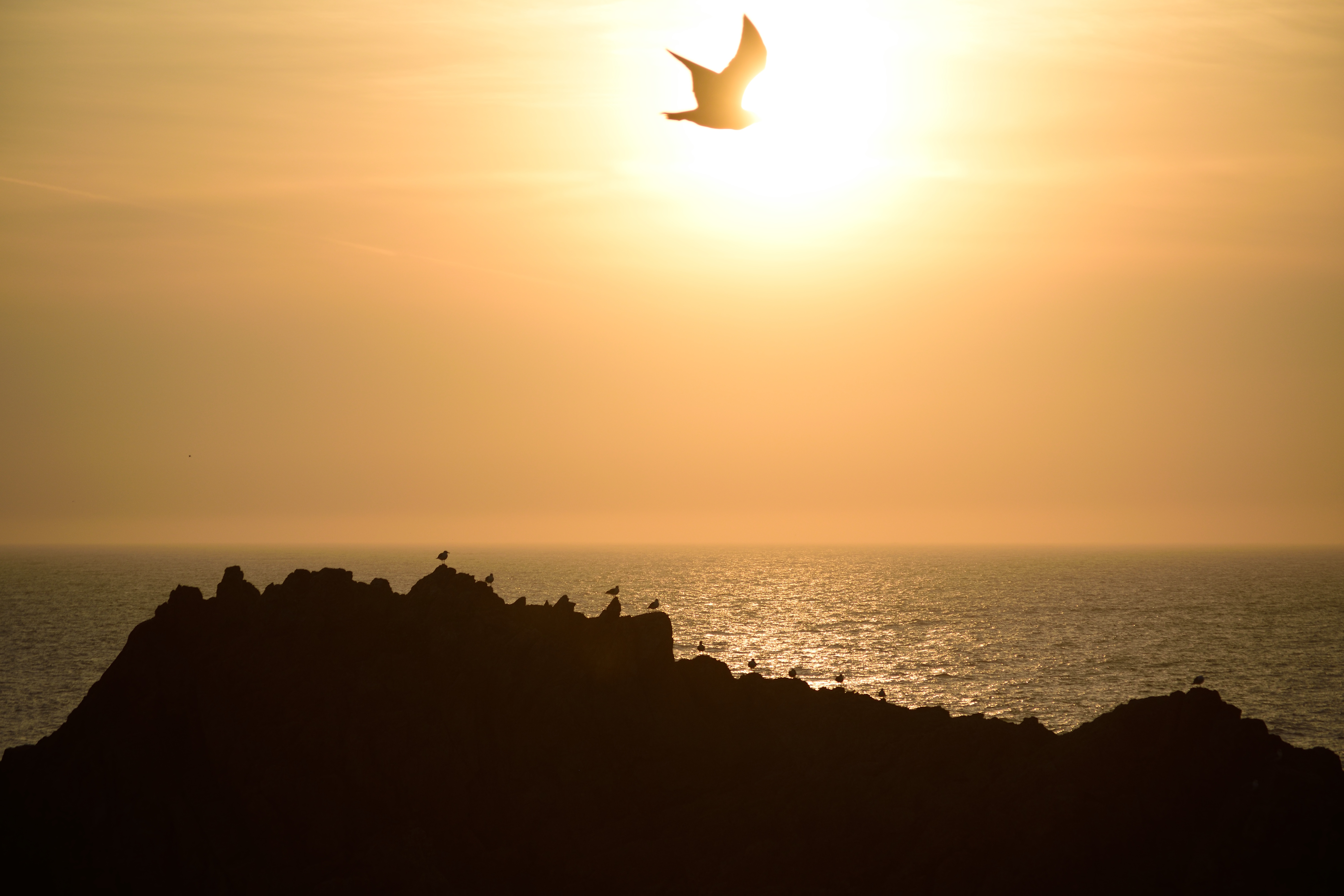 Sunset Over Meirás: Nature's Masterpiece