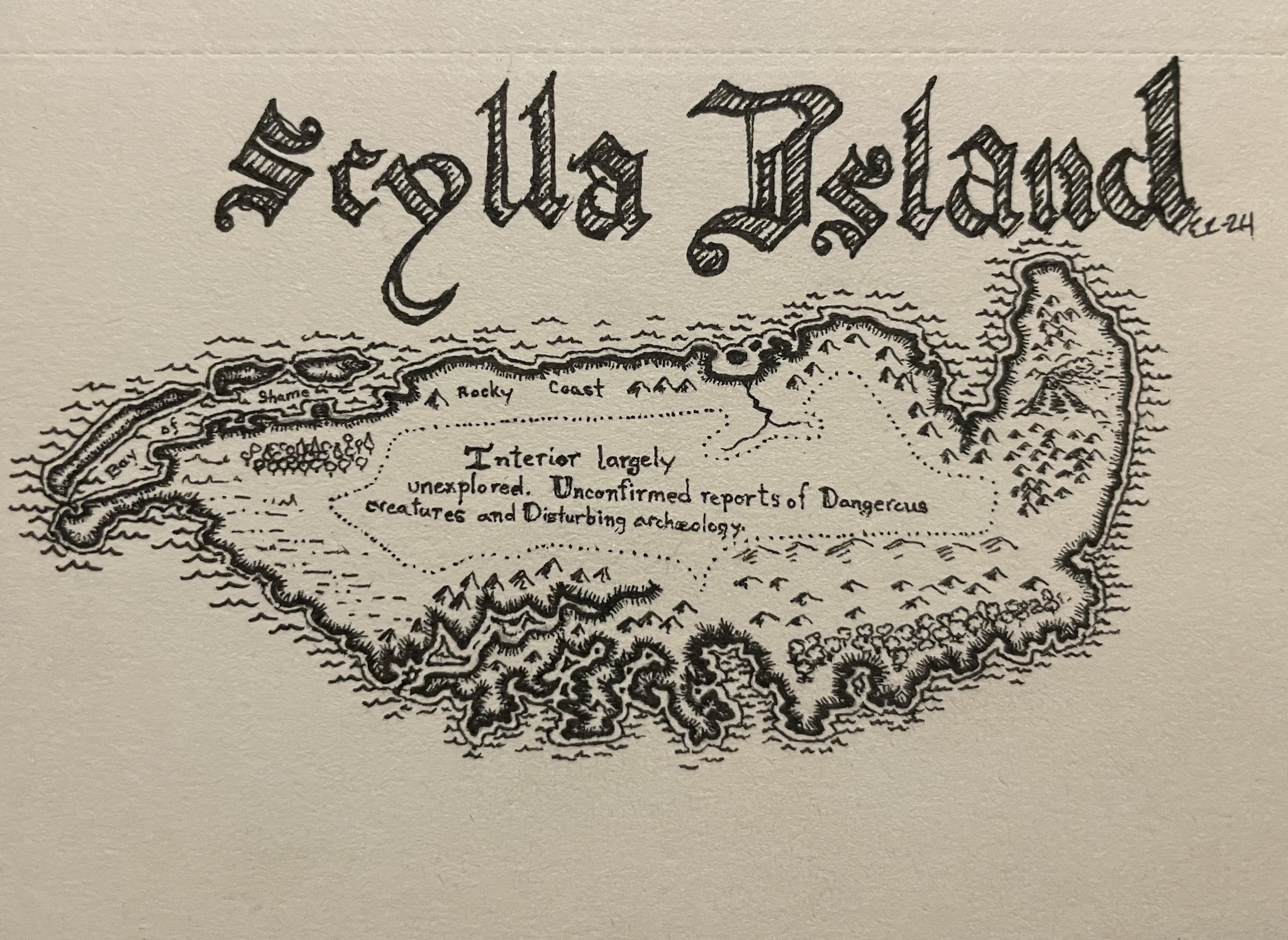 Inktober 2024 Day 20: Exploring the World of 'Uncharted'