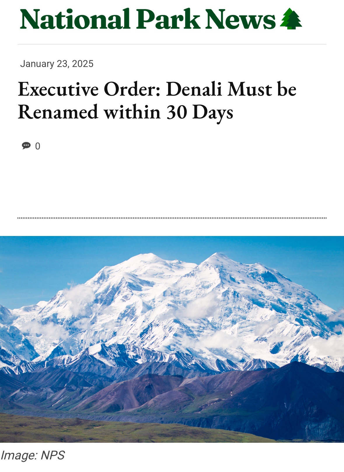 Mount McKinley: A Name Reclaimed