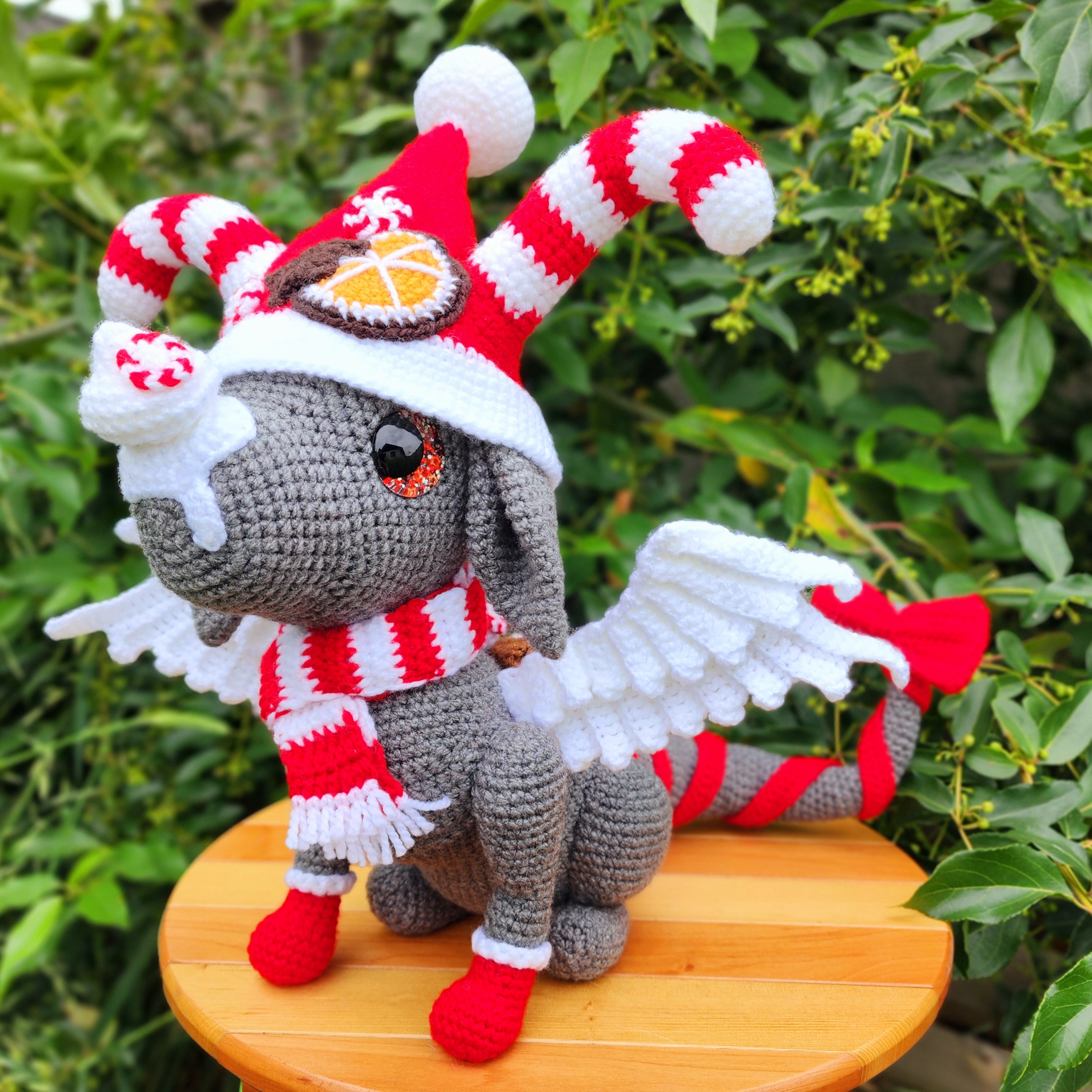 Check Out My Crocheted Winter Dragon!
