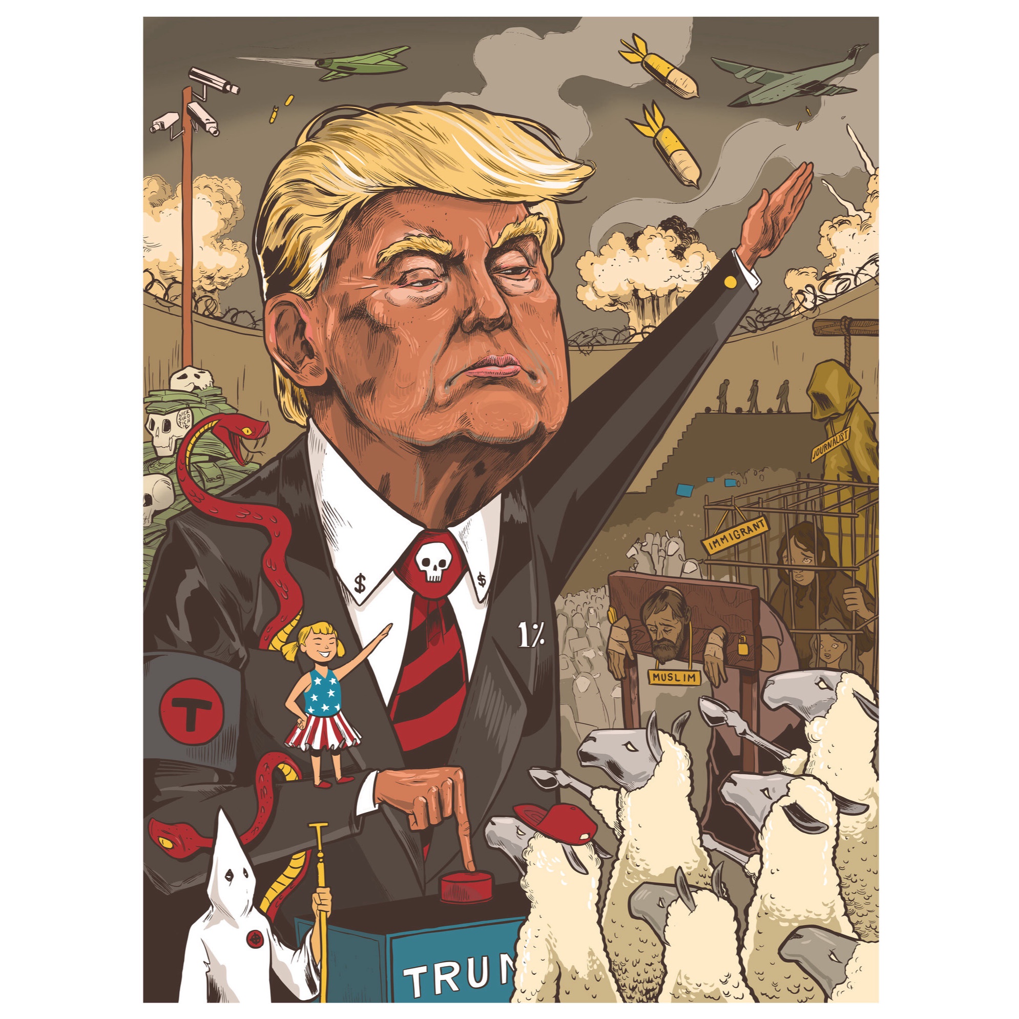 A Journey Through My Artistic Interpretations of Trump: 2016-2024