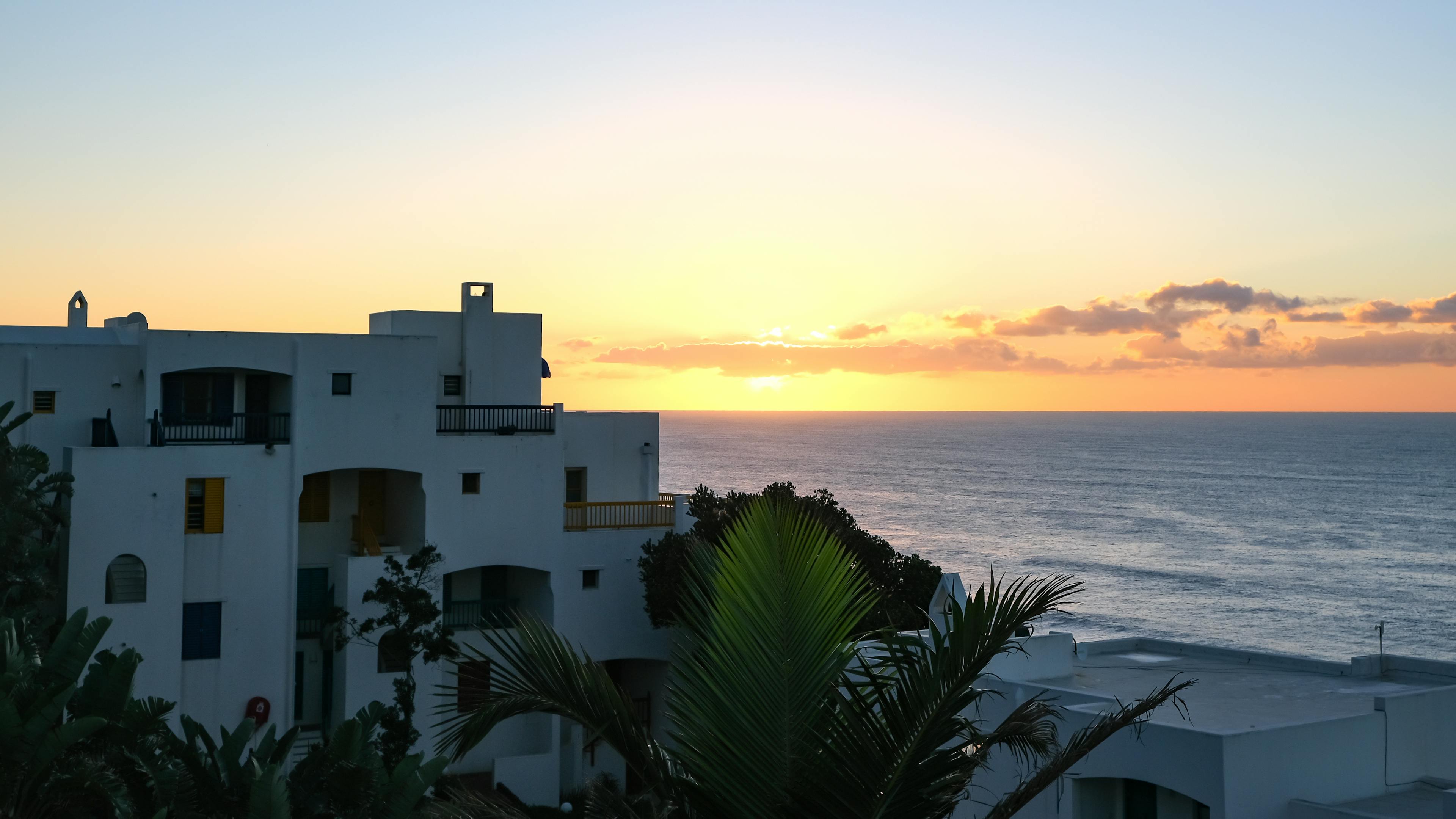 A Serene Sunrise at the Oceanfront Oasis