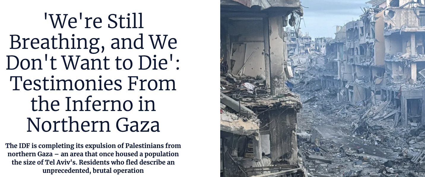Stories from the Gaza Concentration Camp: A Harrowing Tale