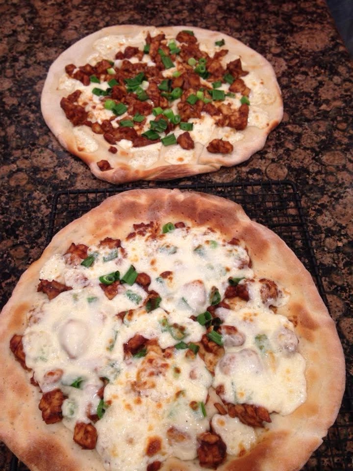 Throwback to my homemade BBQ chicken pizza from 2014 using Puck's pizza dough.