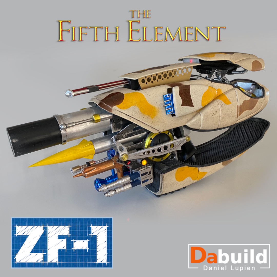 Check out my recreation of the iconic Zf-1 from The Fifth Element!