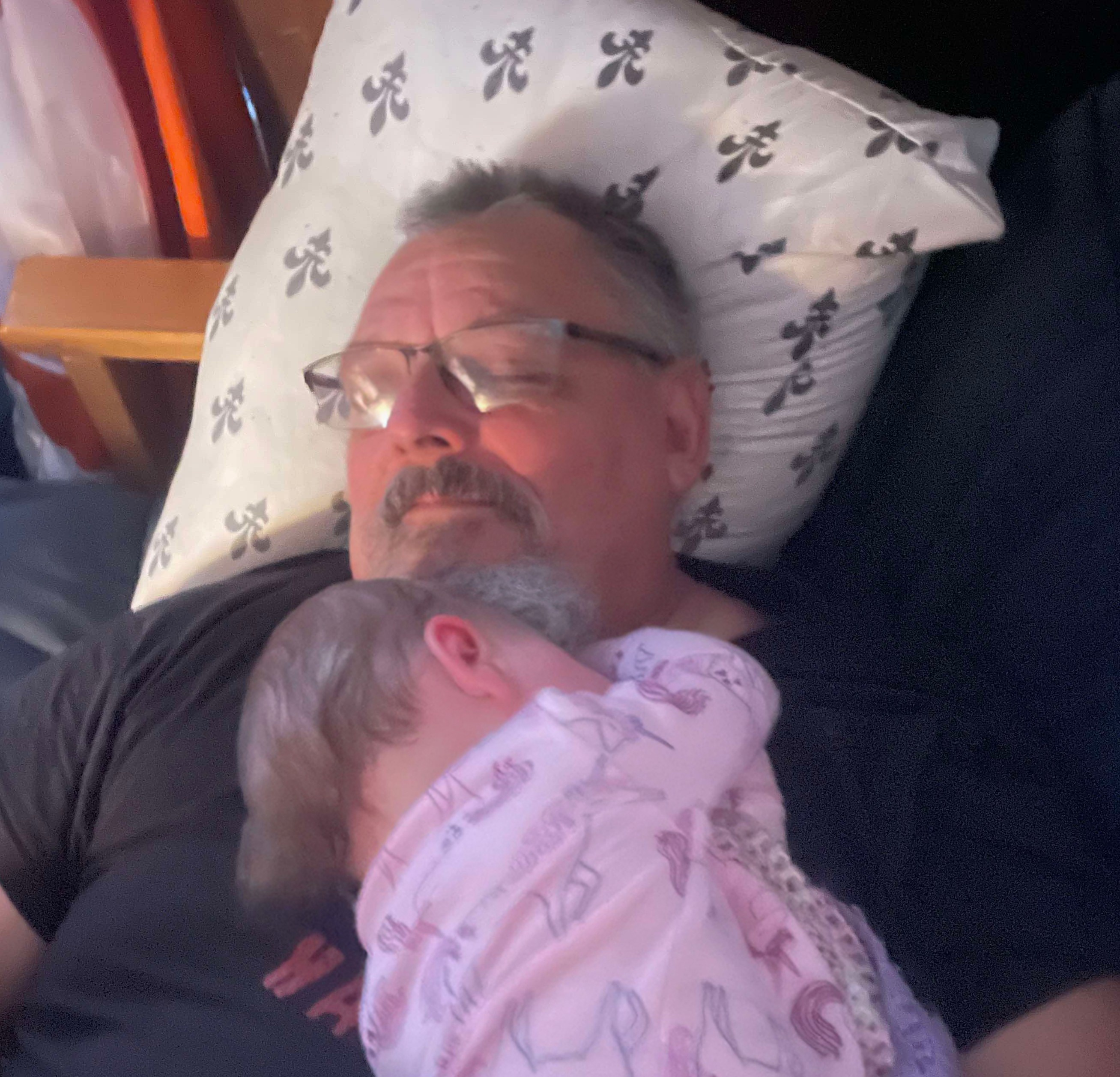 Capturing the Christmas spirit with a Grandpa-style selfie
