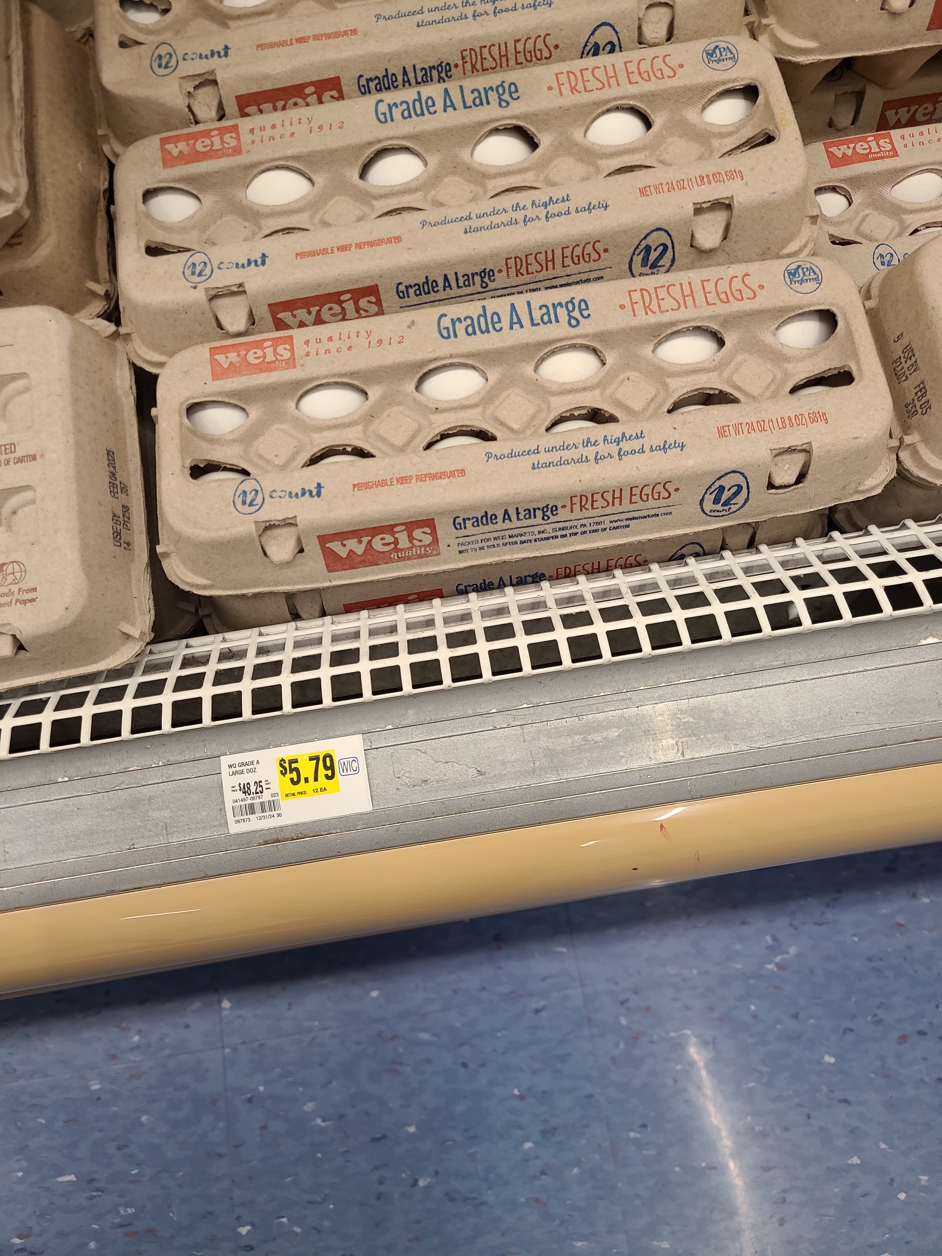 Snapshot from Weis Market, Maryland - January 3, 2025