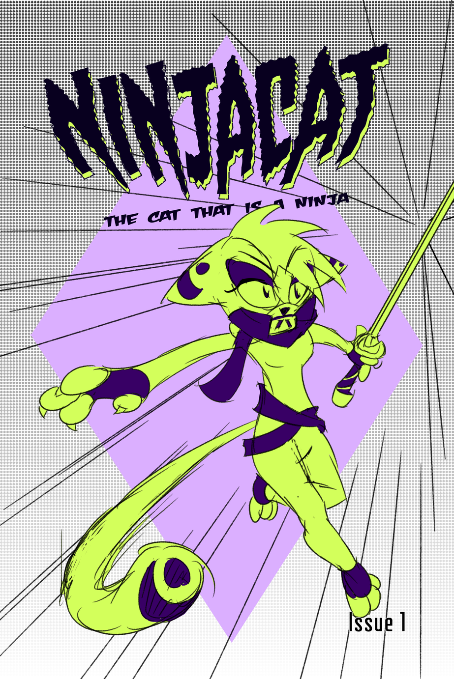 Ninjacat Issue 1: Cover Art Remix