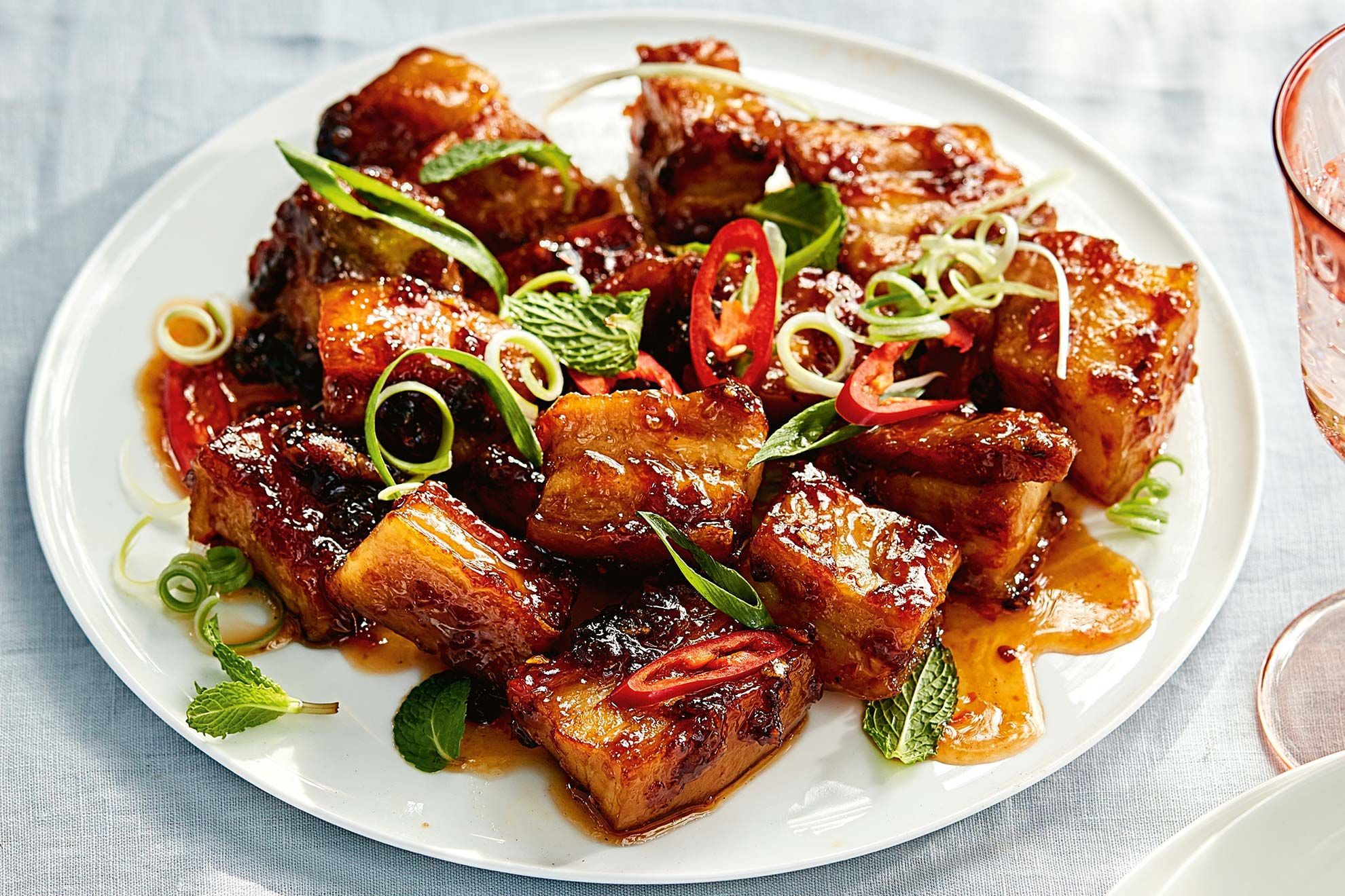 Delicious Sticky Pork Belly Bites