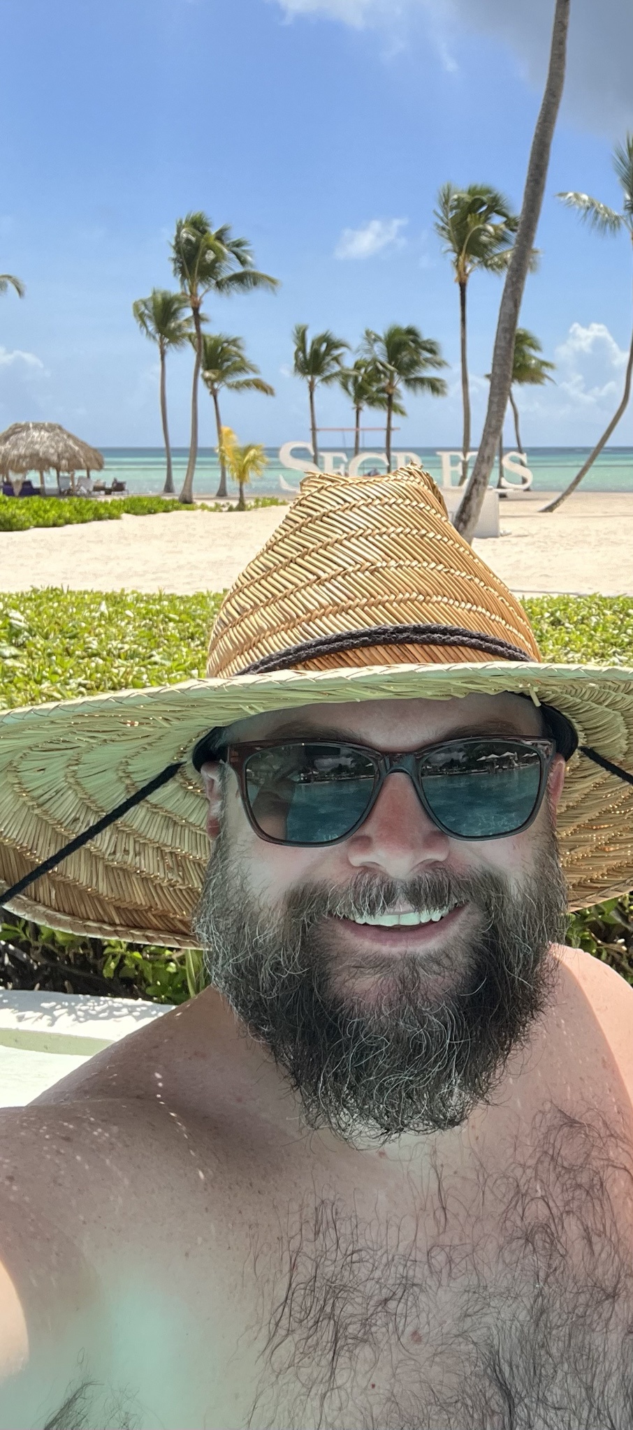 Putting on a smile even when times are tough.