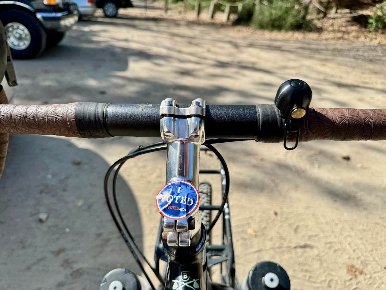 Pedaling 13 Miles Just to Make Your Voice Heard: Vote!