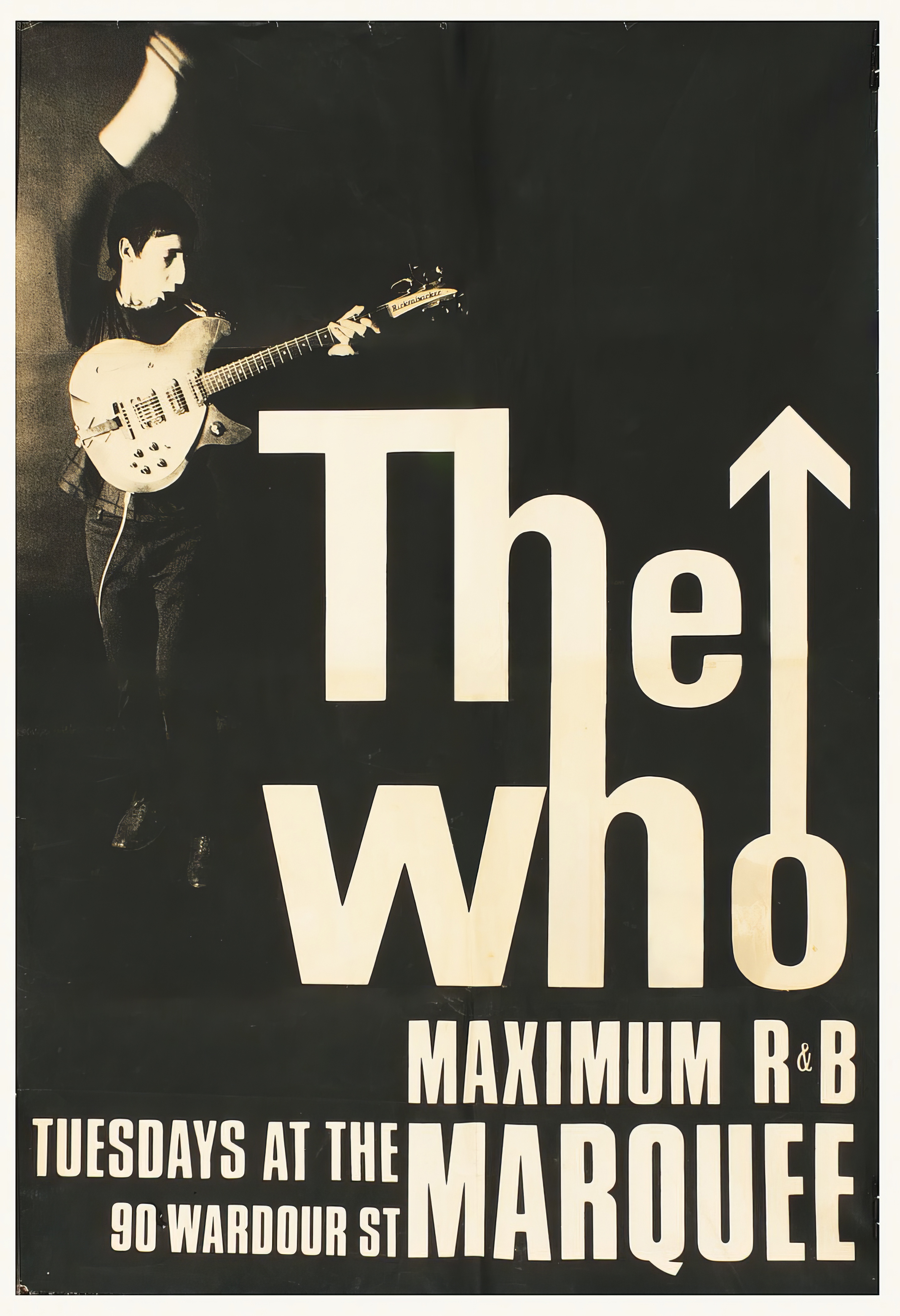 The Who's Iconic Marquee Club Residency Poster from 1965 in London