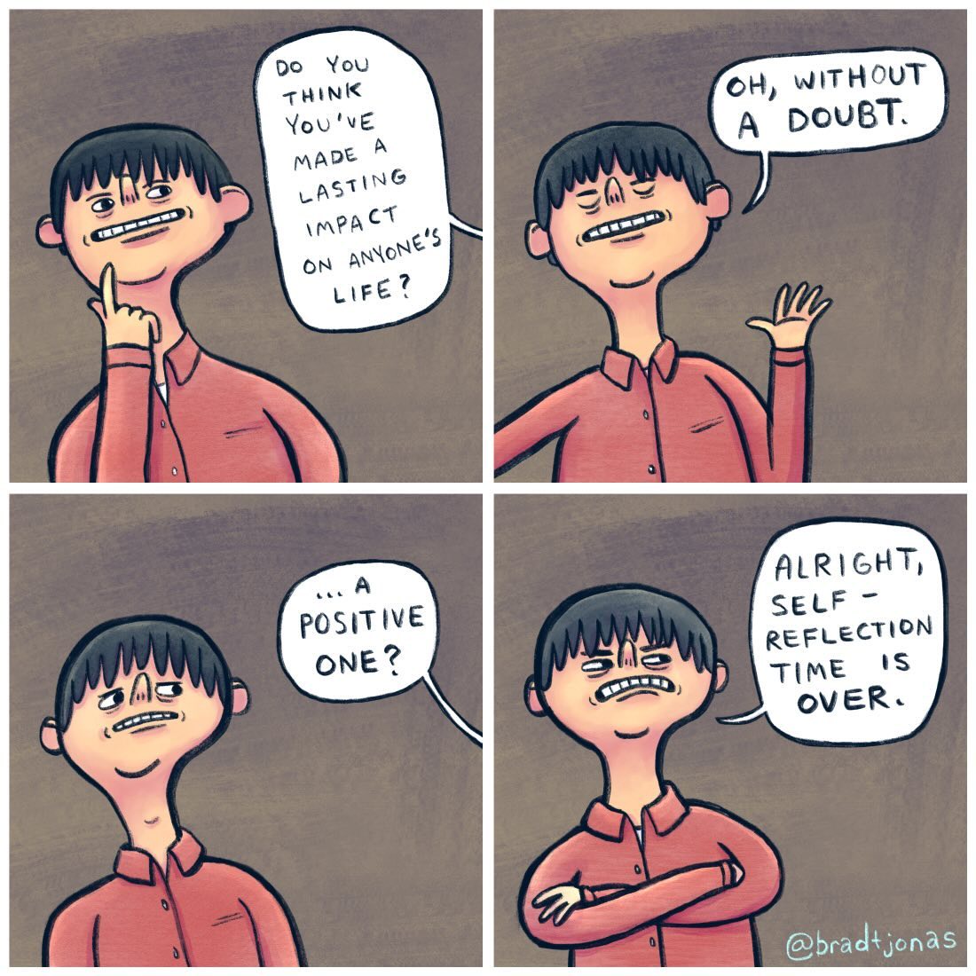 When the conversation takes a turn and you’re not sure where it’s headed.