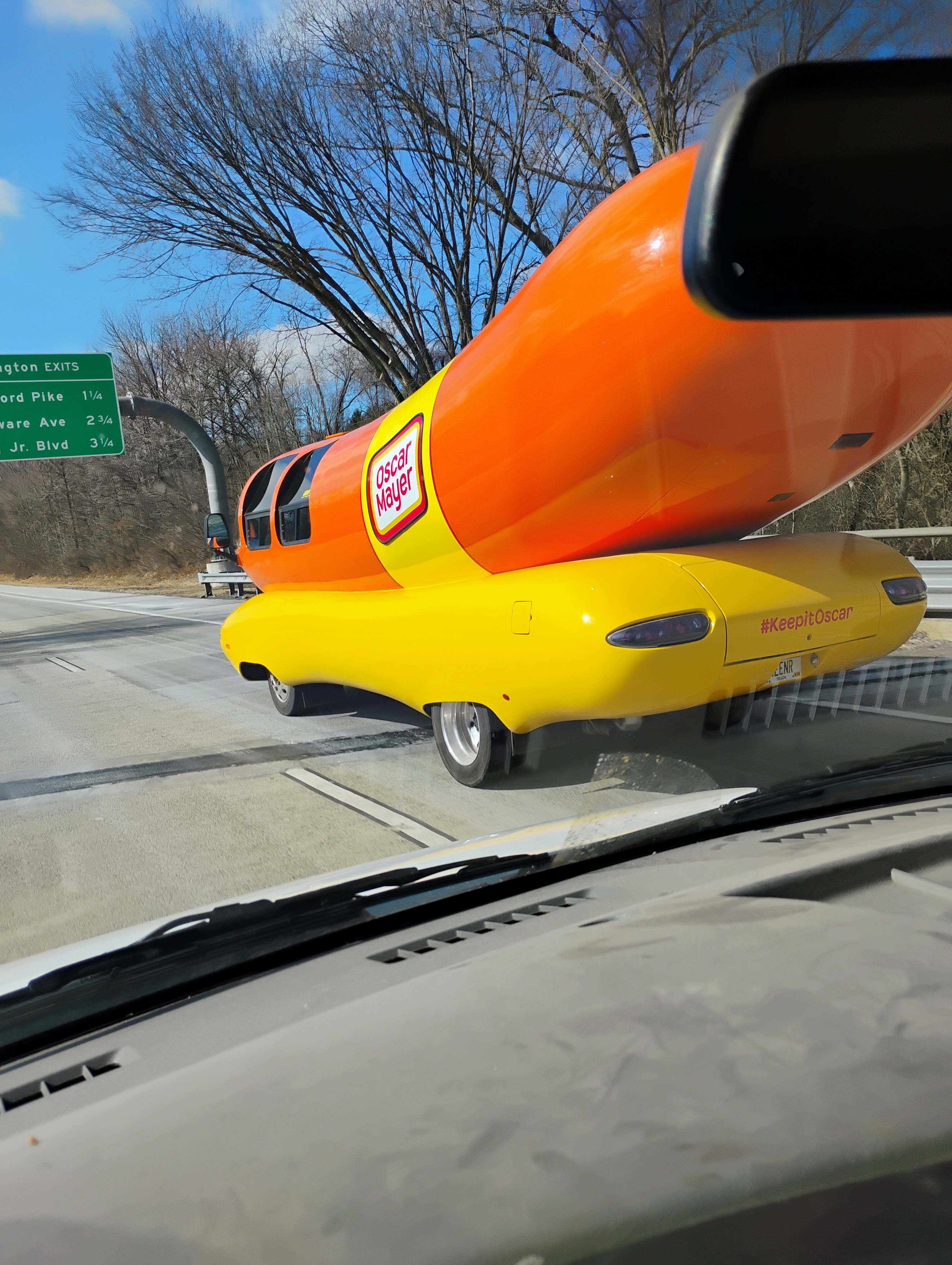 The Iconic Wiener Mobile: A Hot Dog on Wheels!