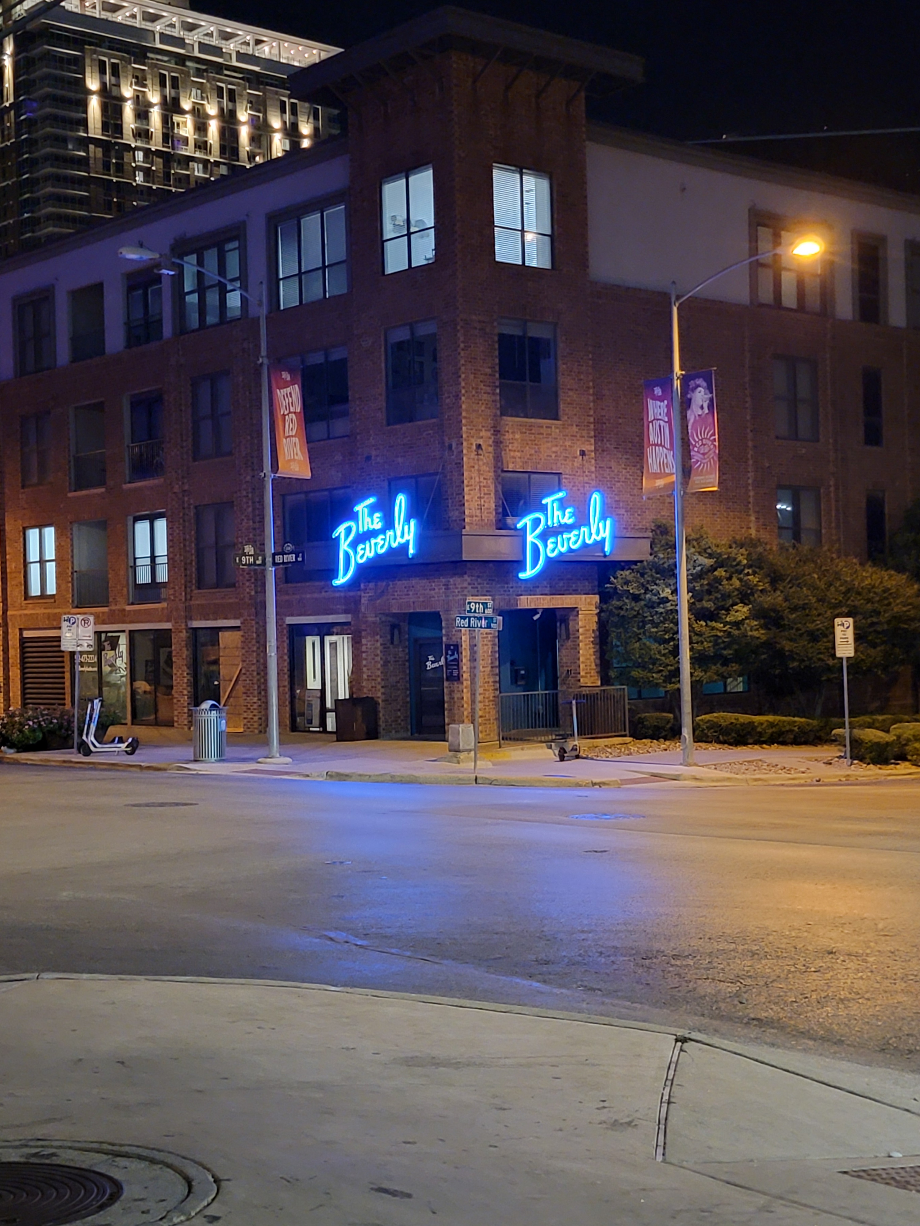 Late Night Vibes in Downtown Austin, Texas at 2 AM in September